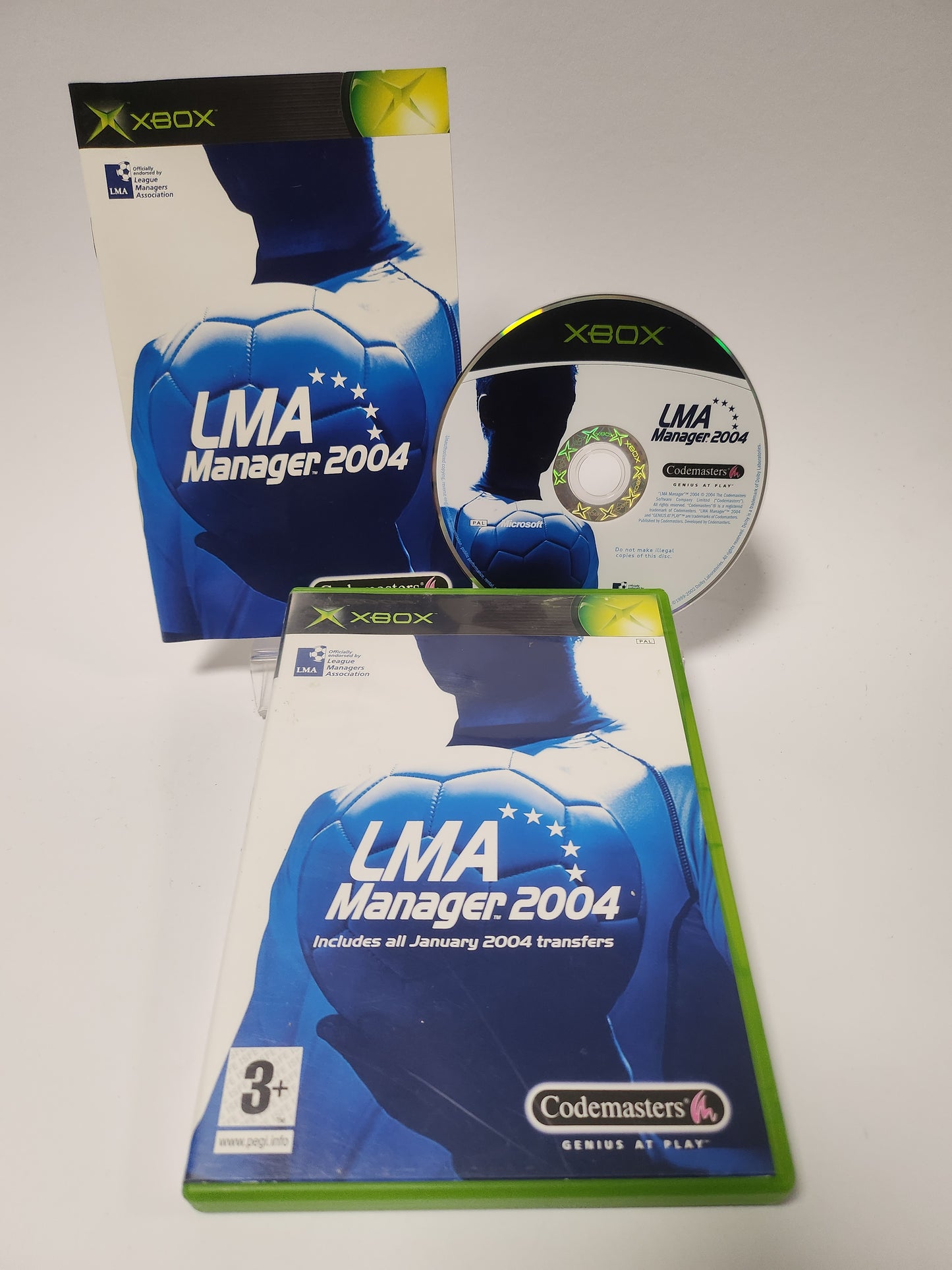 LMA Manager 2004 Xbox Original