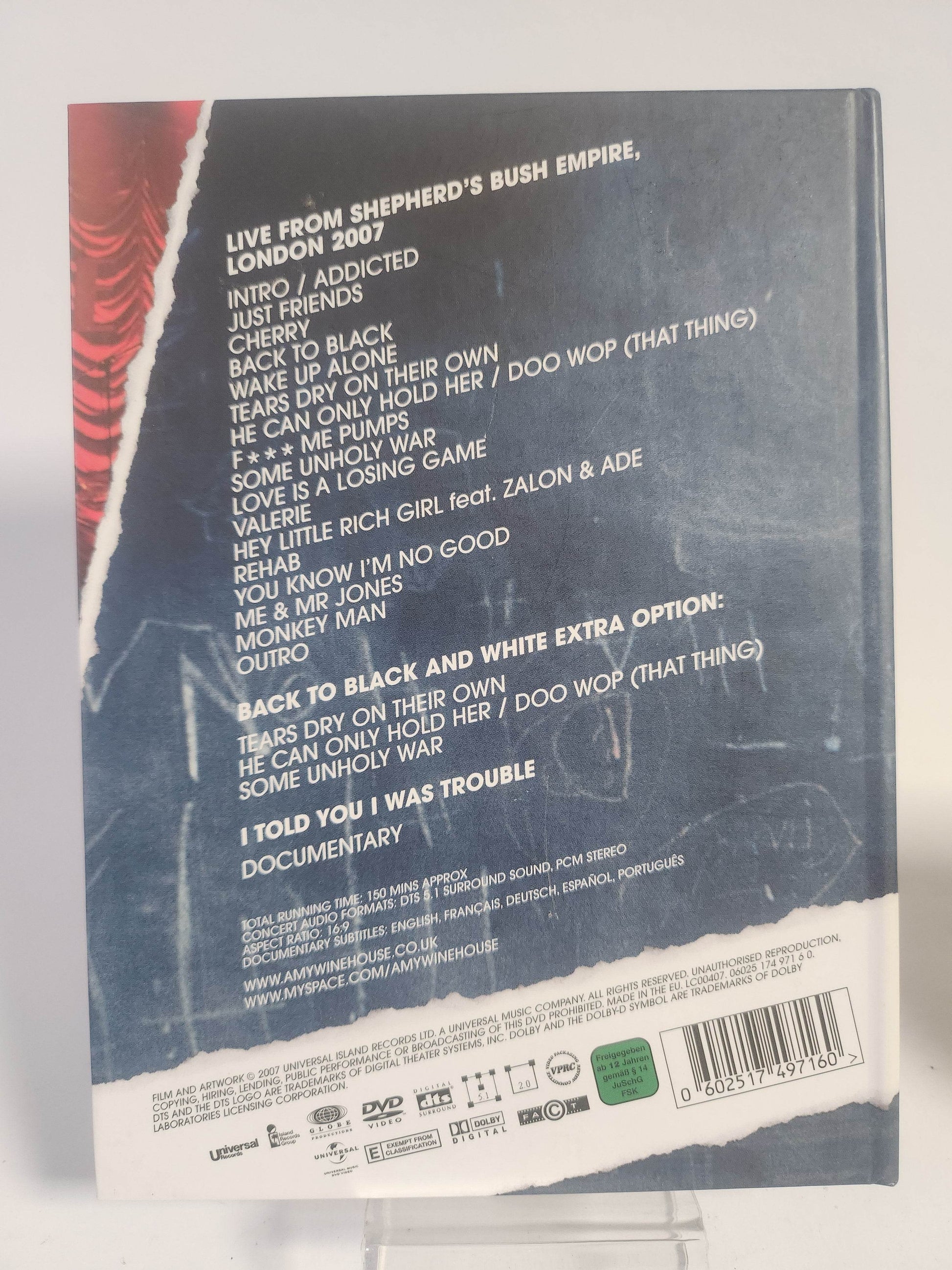 Amy Winehouse Live in London DVD - Feniks Gameshop