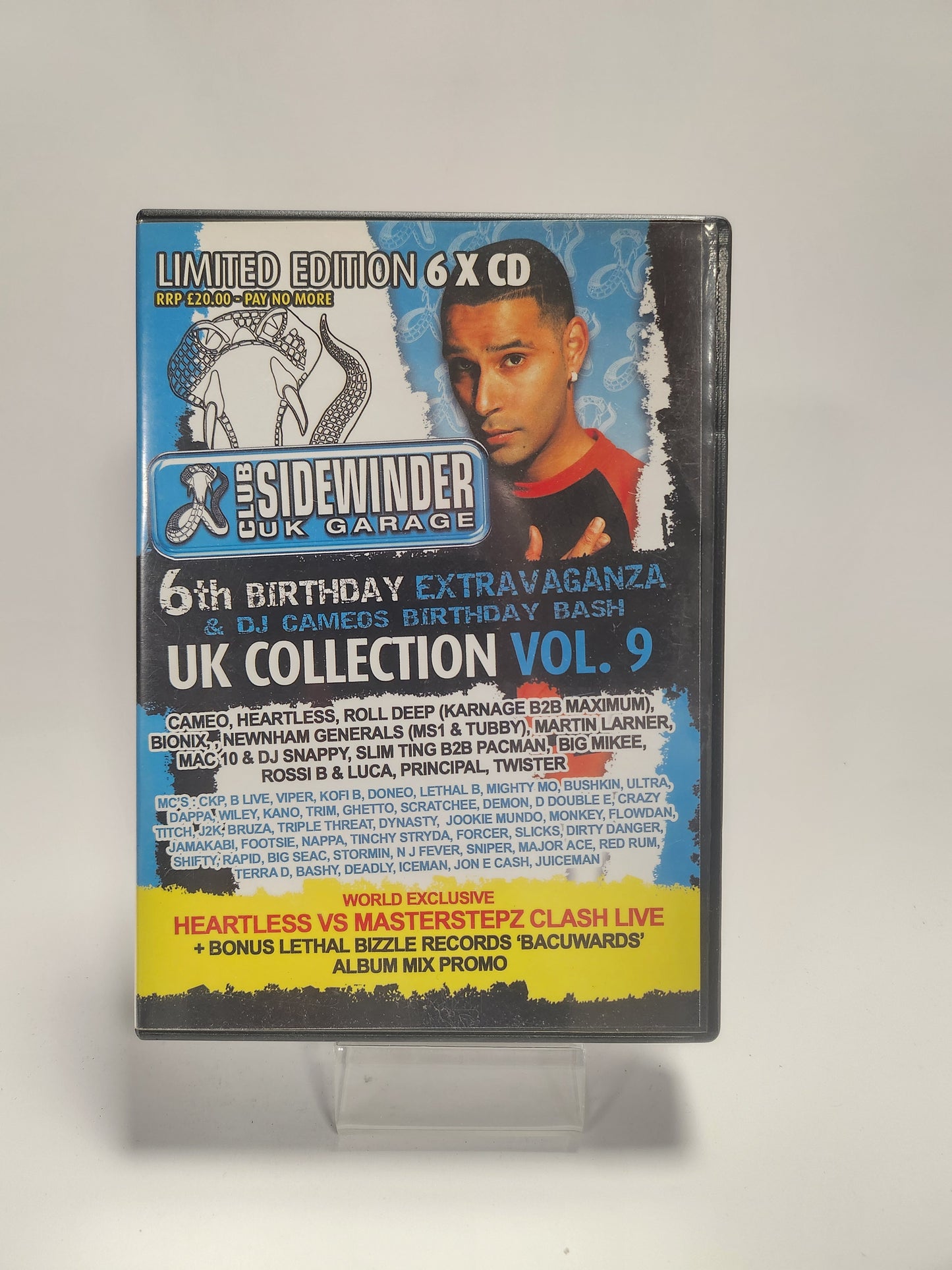 Club Sidewinder UK Garage Limited Edition 6-Disc Dvd Box