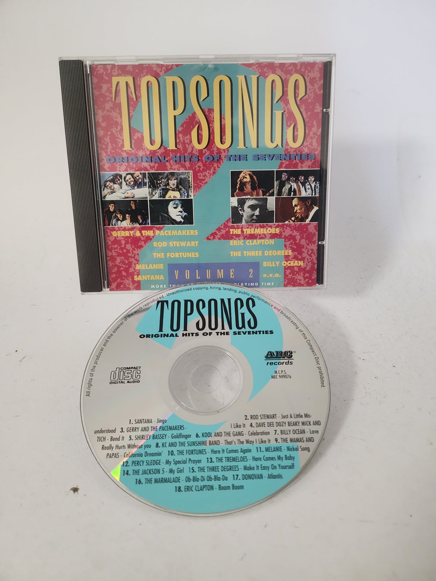 Topsongs: Original Hits of the 70's Volume 2 CD