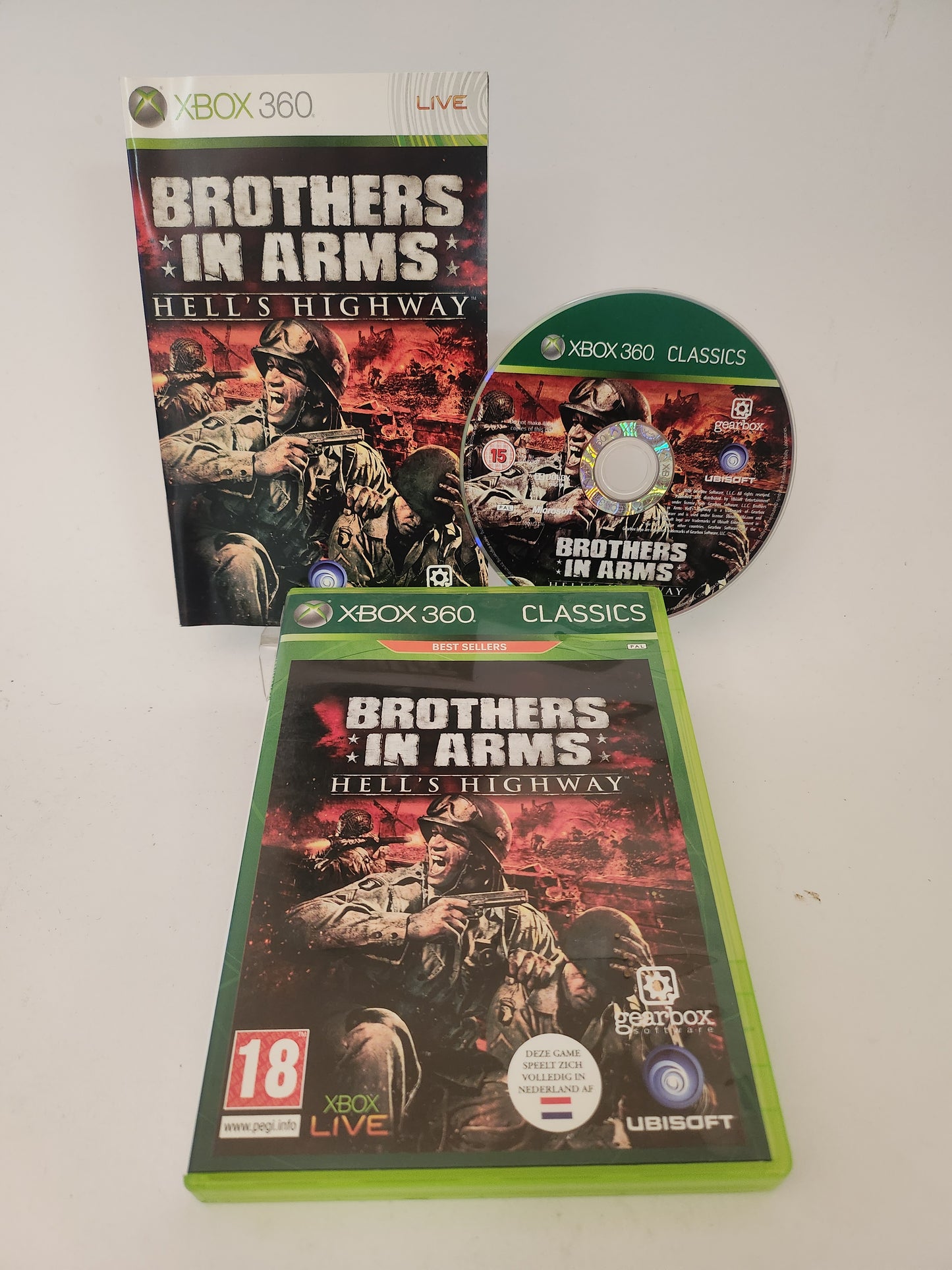 Brothers in Arms Hell's Highway Classics Best Sellers Xbox 360