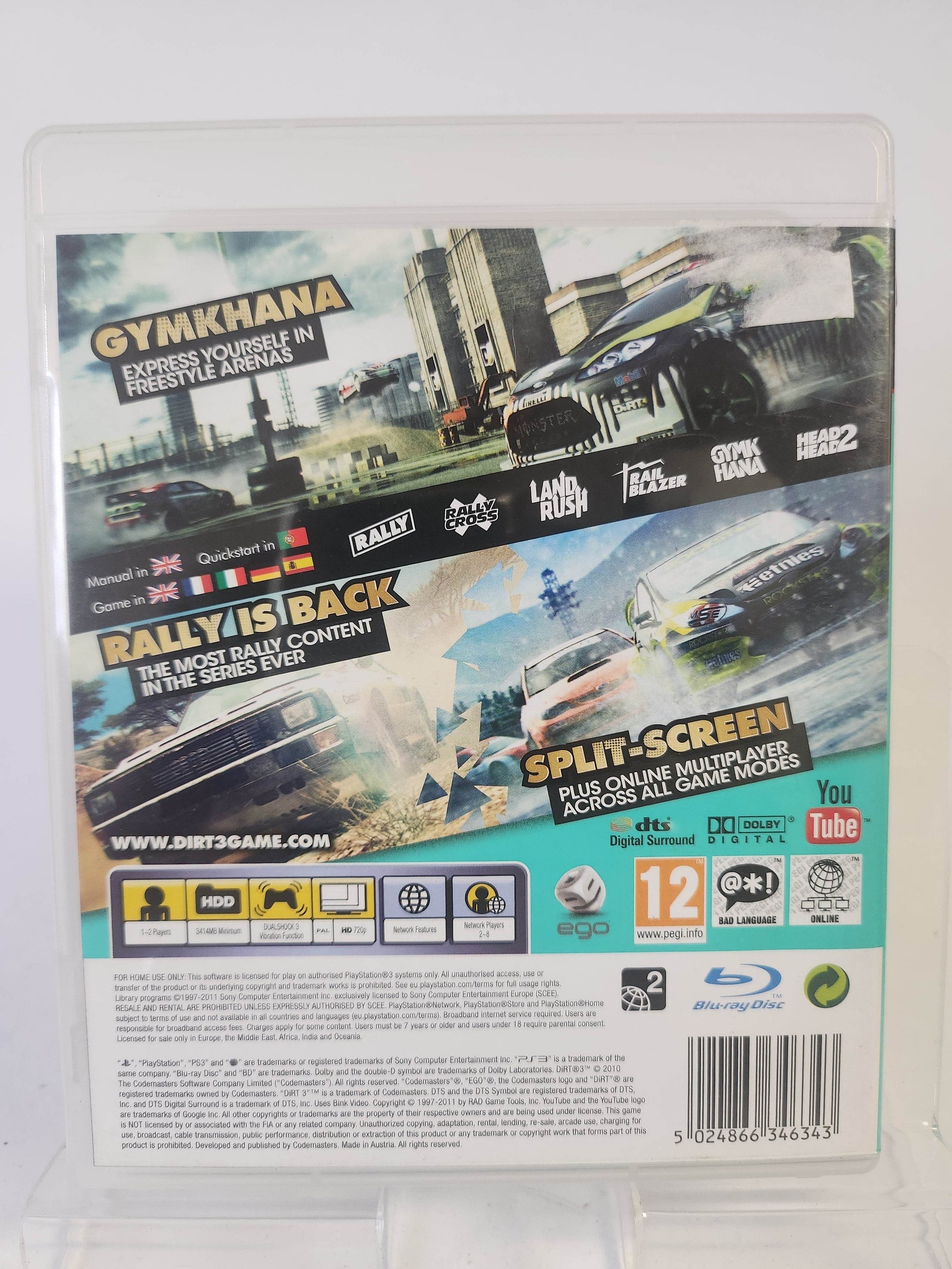 Dirt 3 Playstation 3 - Feniks Gameshop
