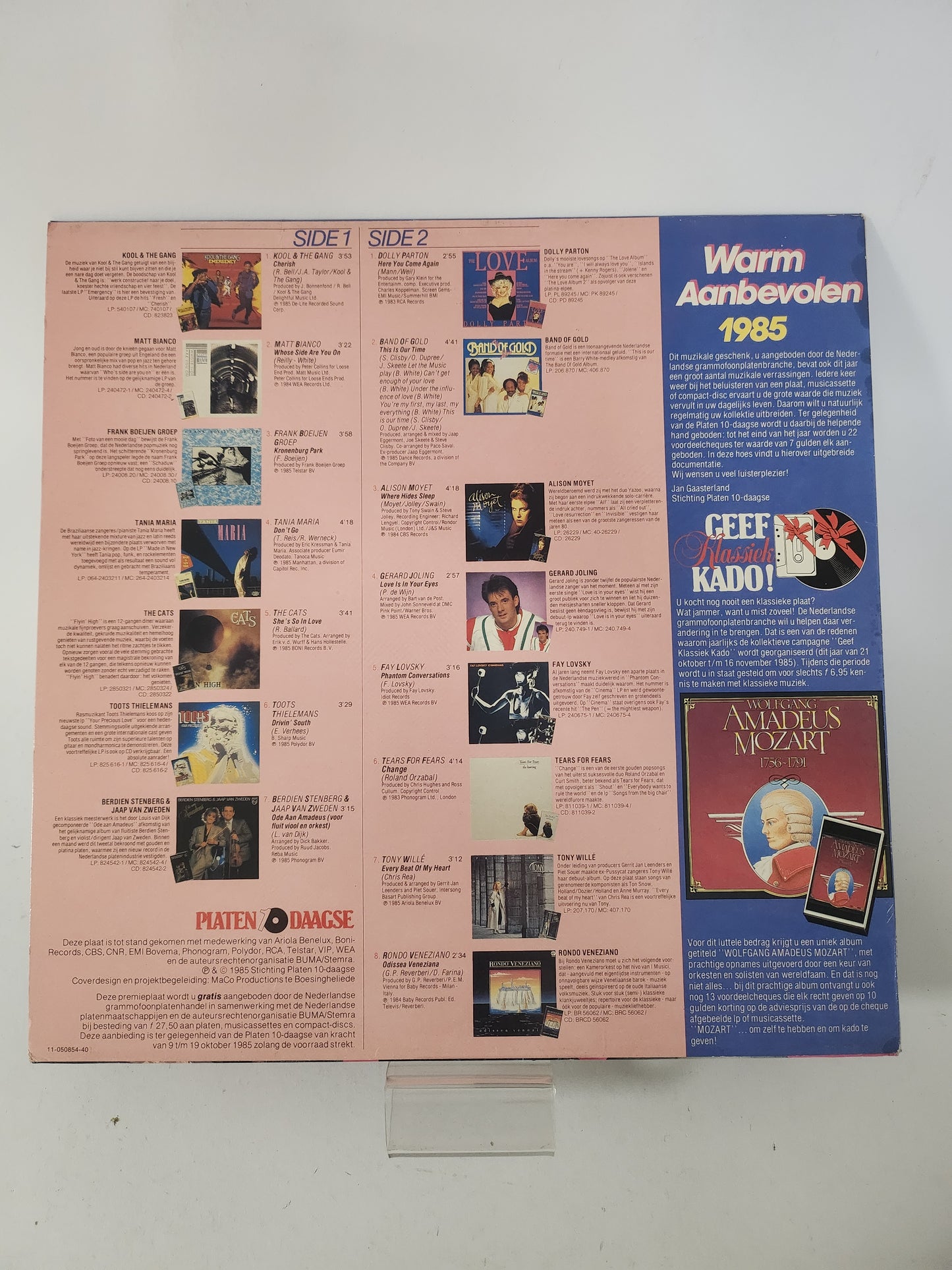 Warm Aanbevolen 1985 LP Vinyl