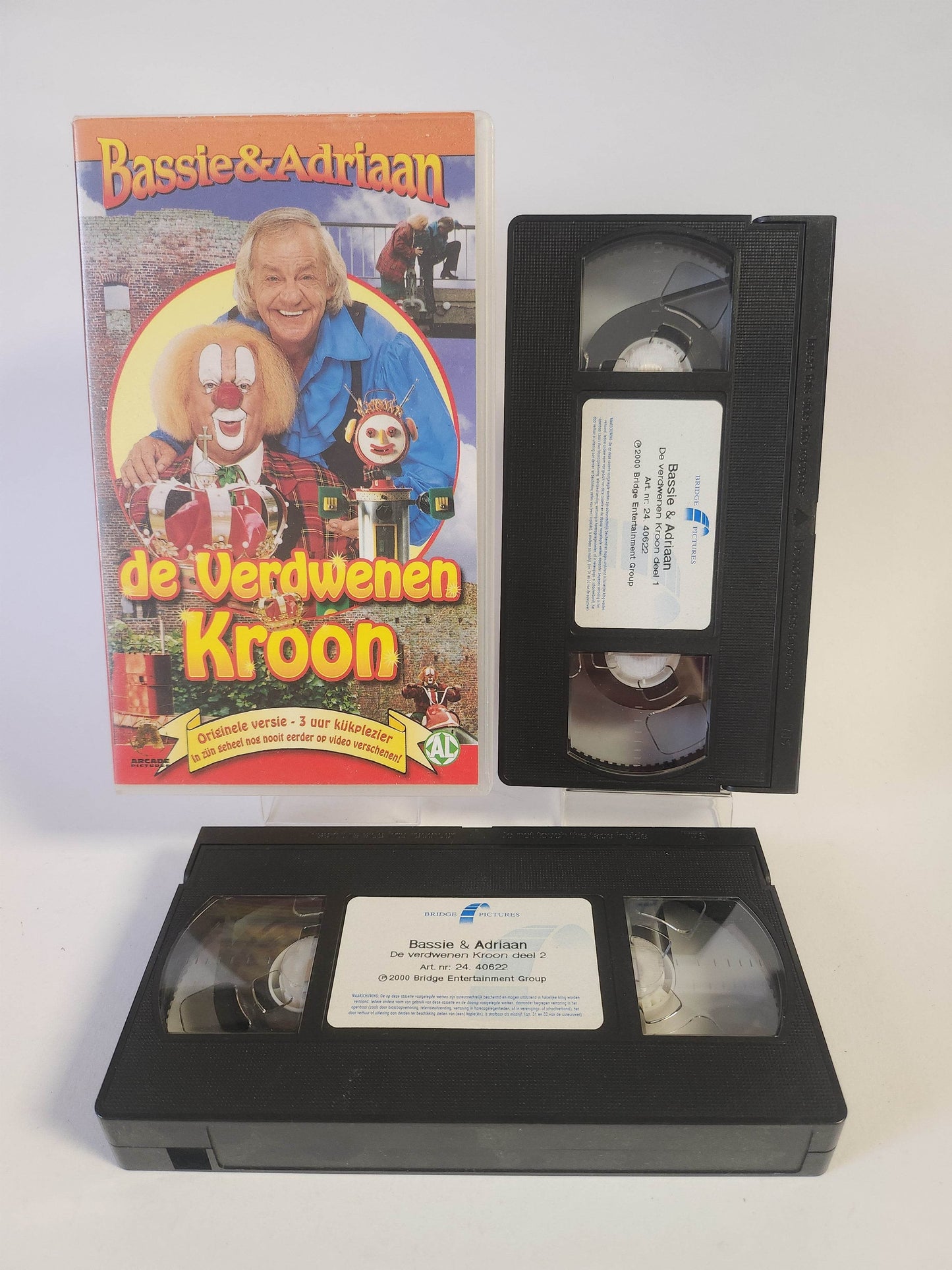 Bassie & Adriaan de Verdwenen Kroon VHS - Feniks Gameshop