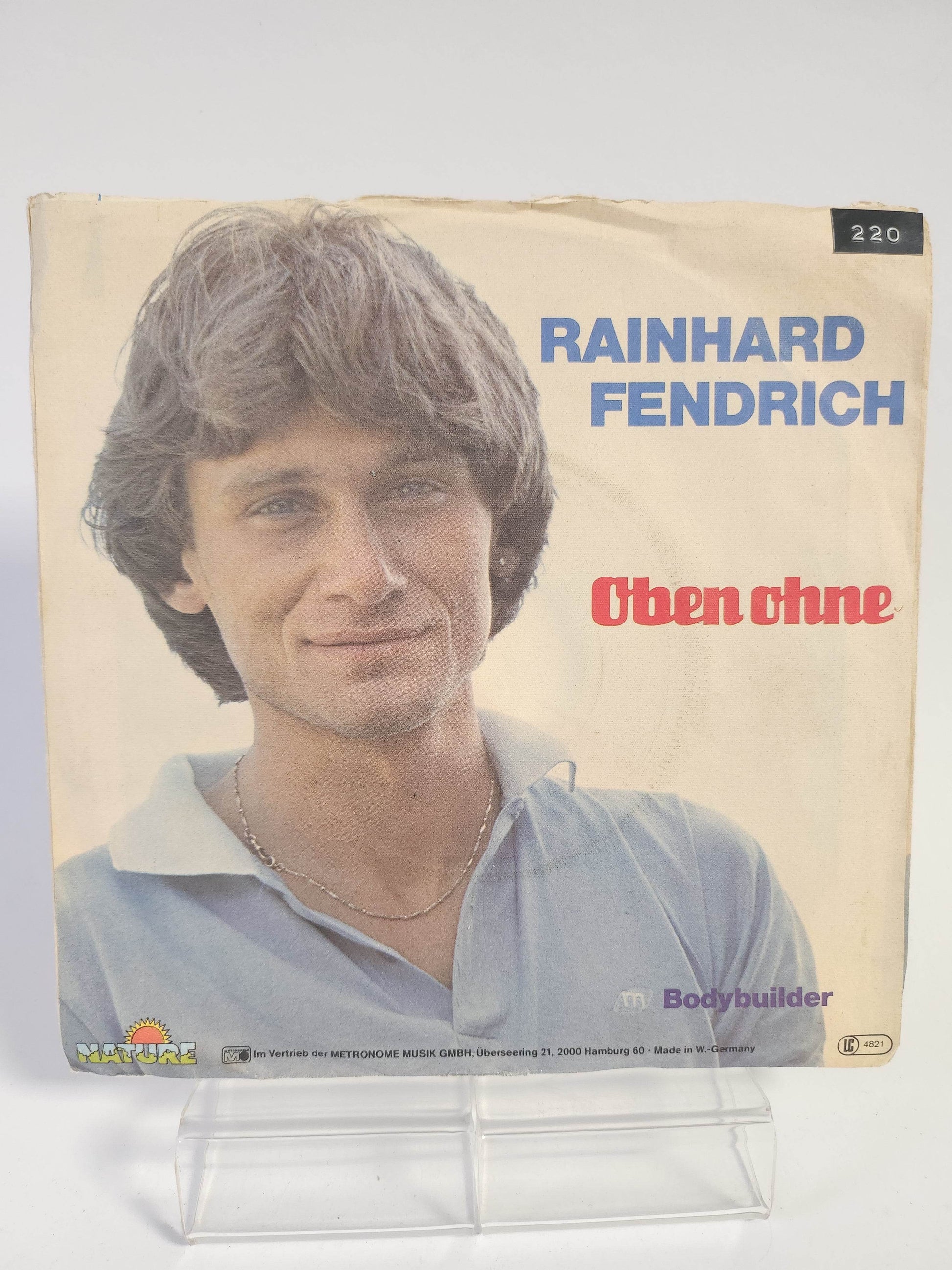 Rainhard Fendrich: Oben Ohne Single Vinyl - Feniks Gameshop