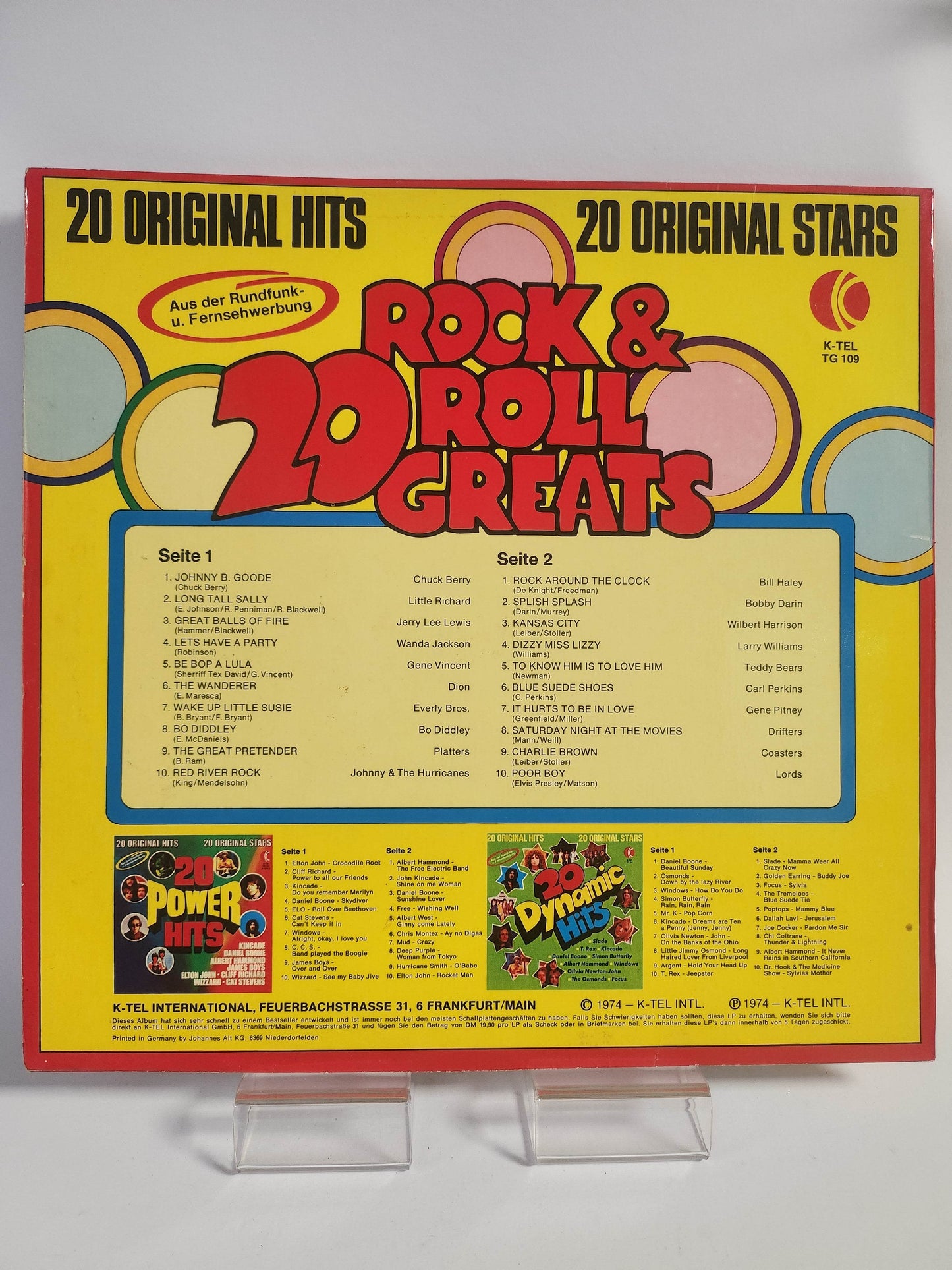 20 Rock & Roll Greats LP Vinyl - Feniks Gameshop