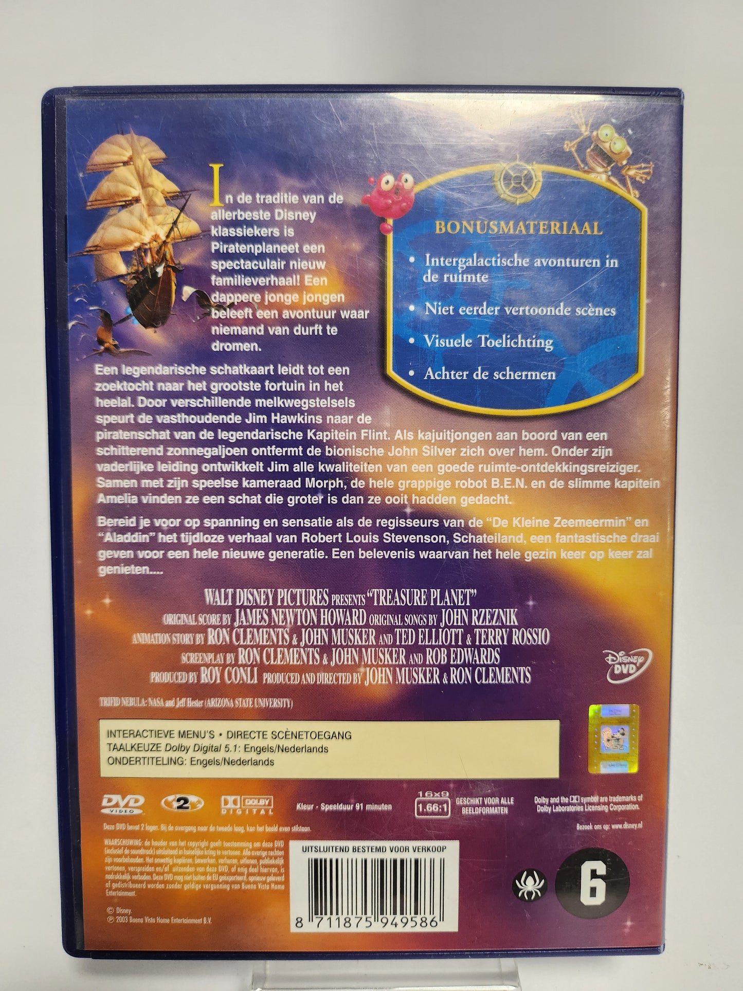 Walt Disney Piratenplaneet de Schat van Kapitein Flint Dvd Kids