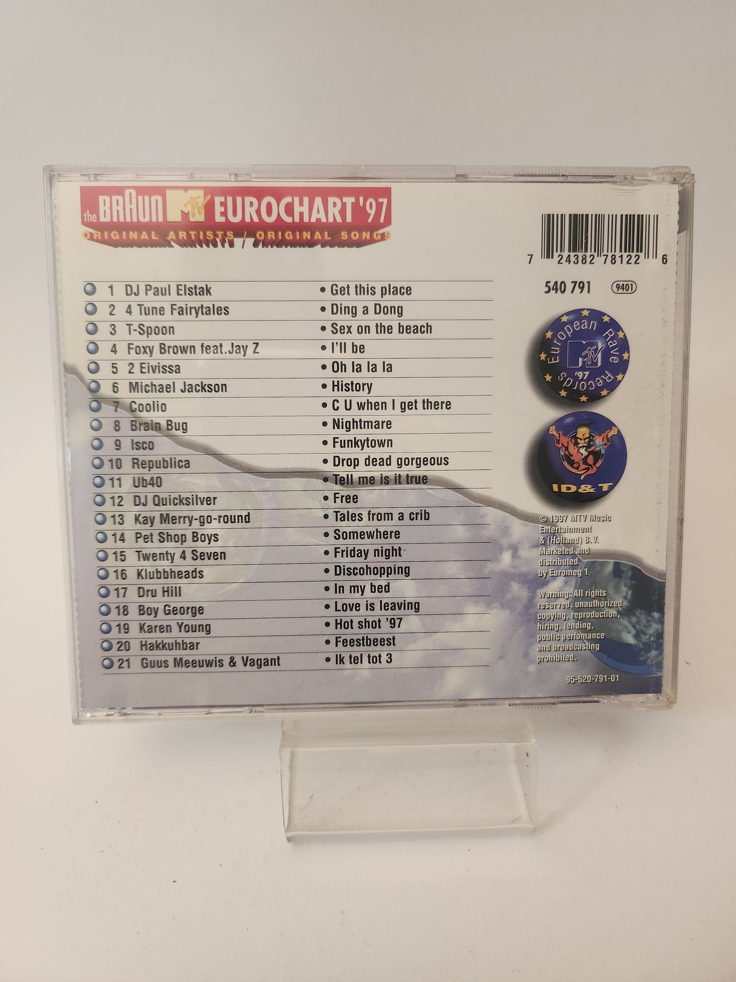 MTV Eurochart '97 Volume 8 CD