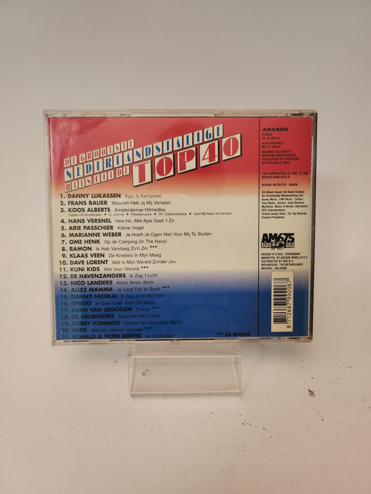 Grootste Nederlandstalige Hits uit de Top 40 CD