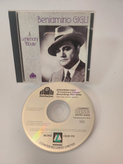 Beniamino Gigli: A Centenary Tribute CD