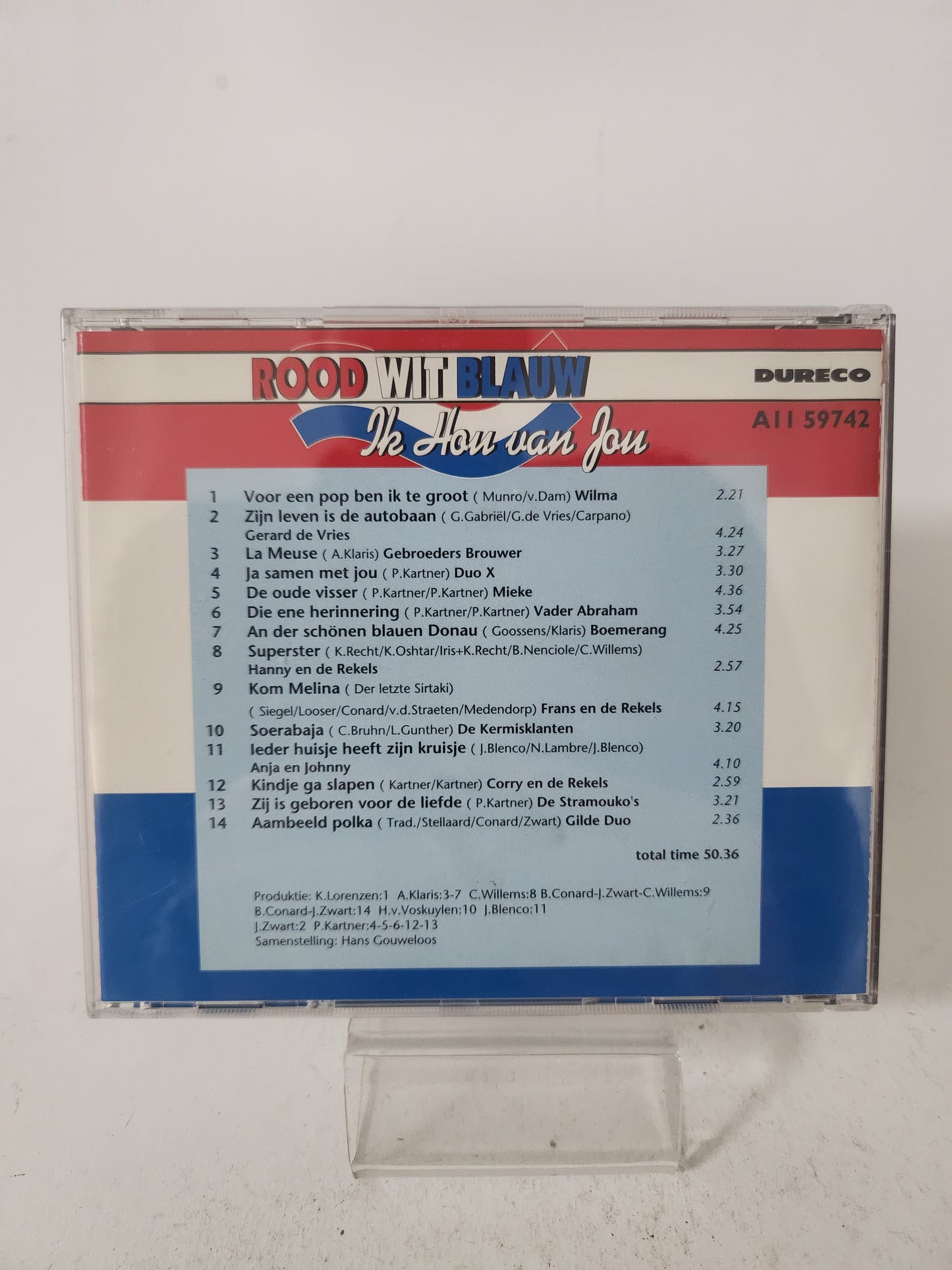 Rood Wit Blauw: Ik Hou van jou Deel A CD