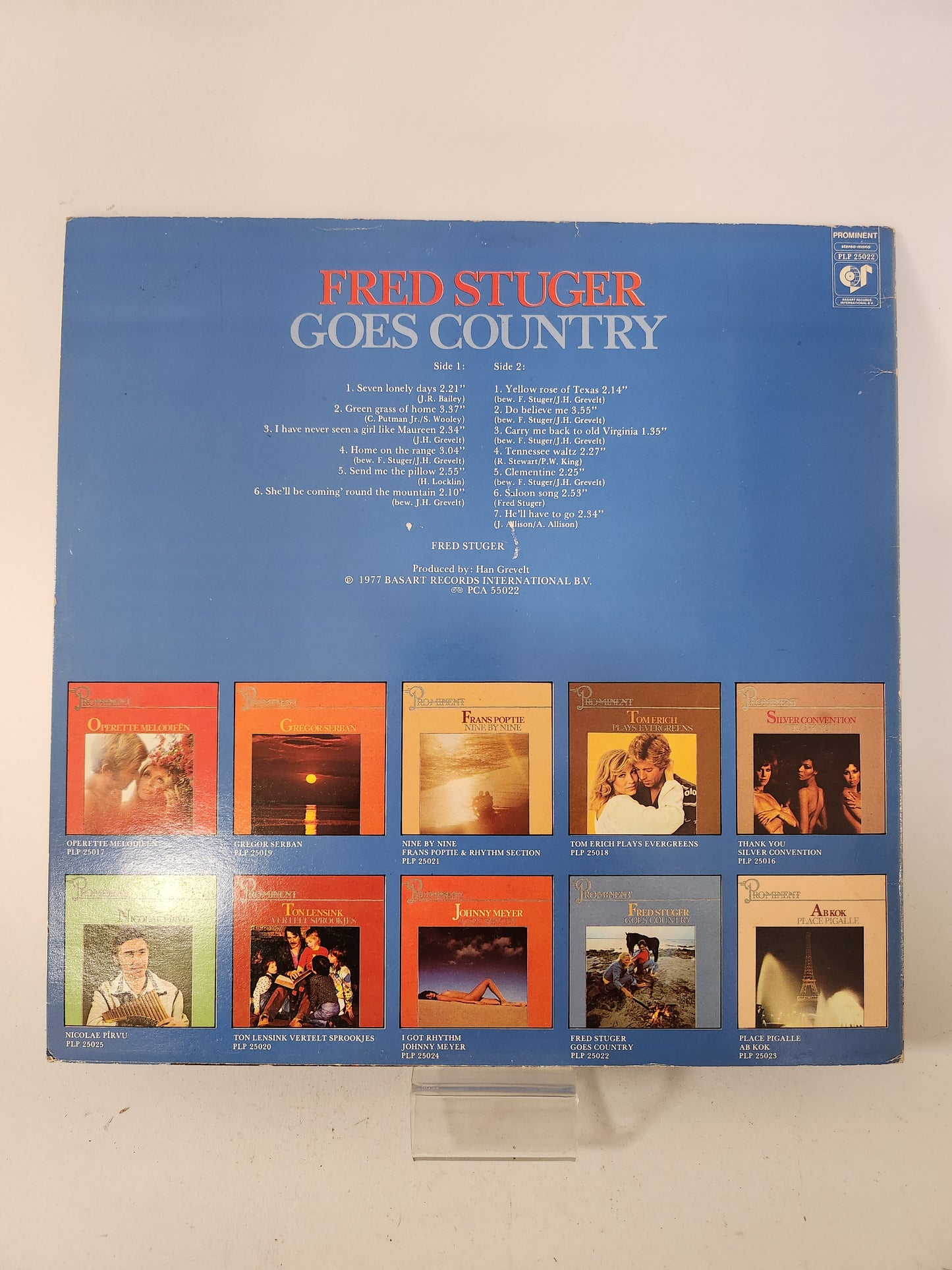 Fred Stuger goes Country LP Vinyl