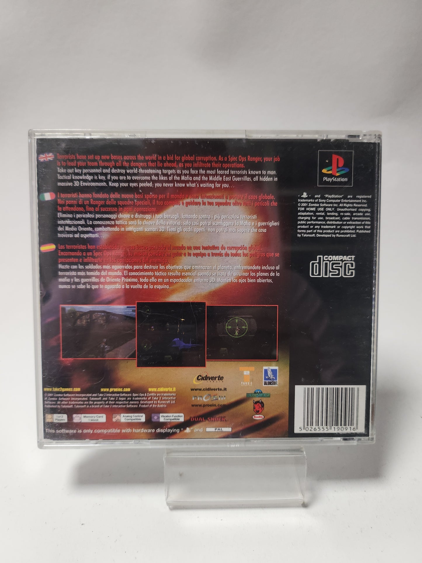 Spec Ops Cover Assault (No Book) PlayStation 1