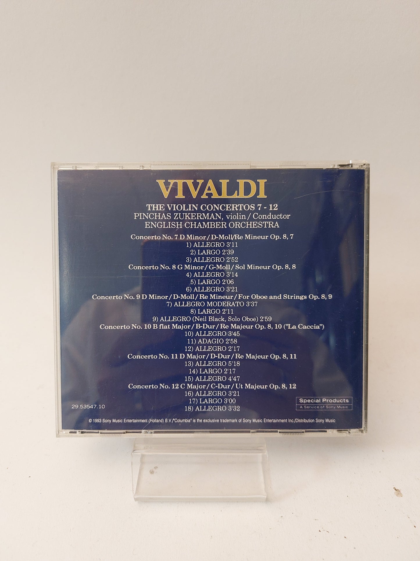 Vivaldi: the Violin Concertos 7-12 CD