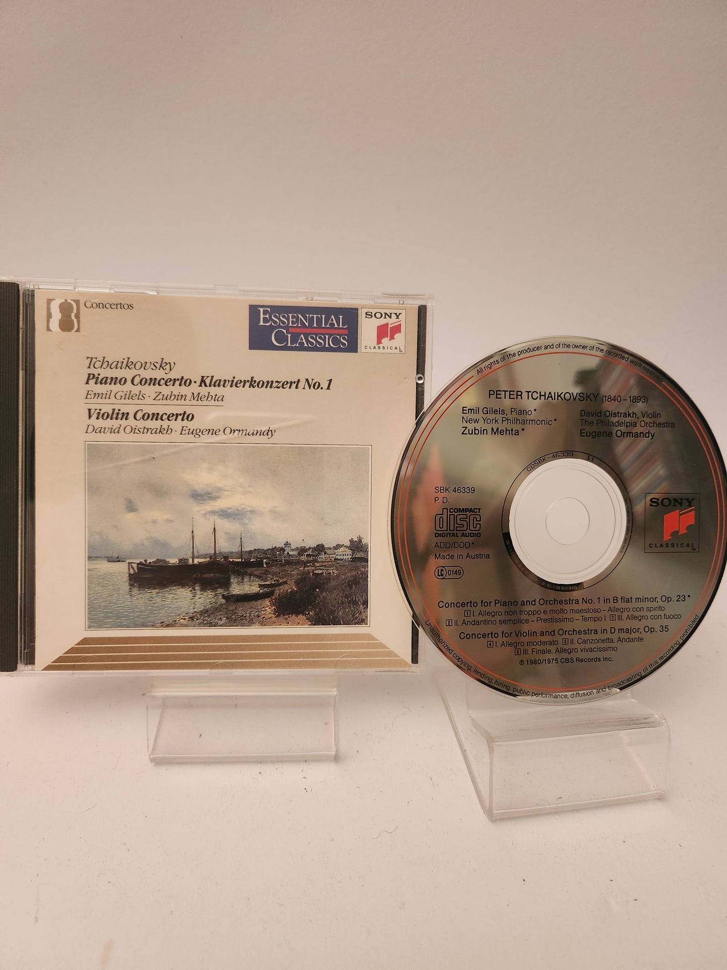 Tchaikovsky: Concert voor Piano & Concert voor Violin CD