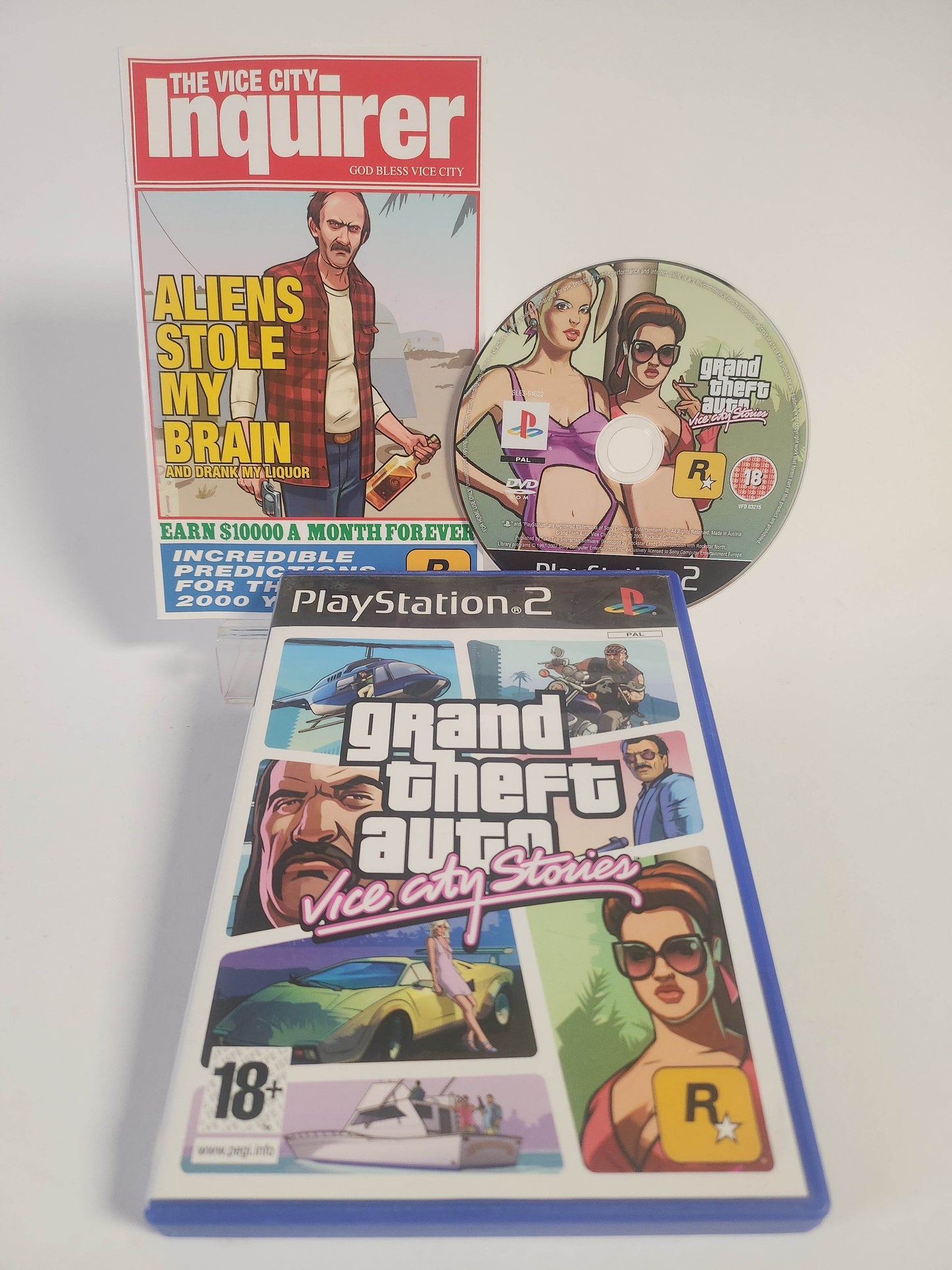 Grand Theft Auto Vice City Stories (No Map) PlayStation 2 - Feniks Gameshop