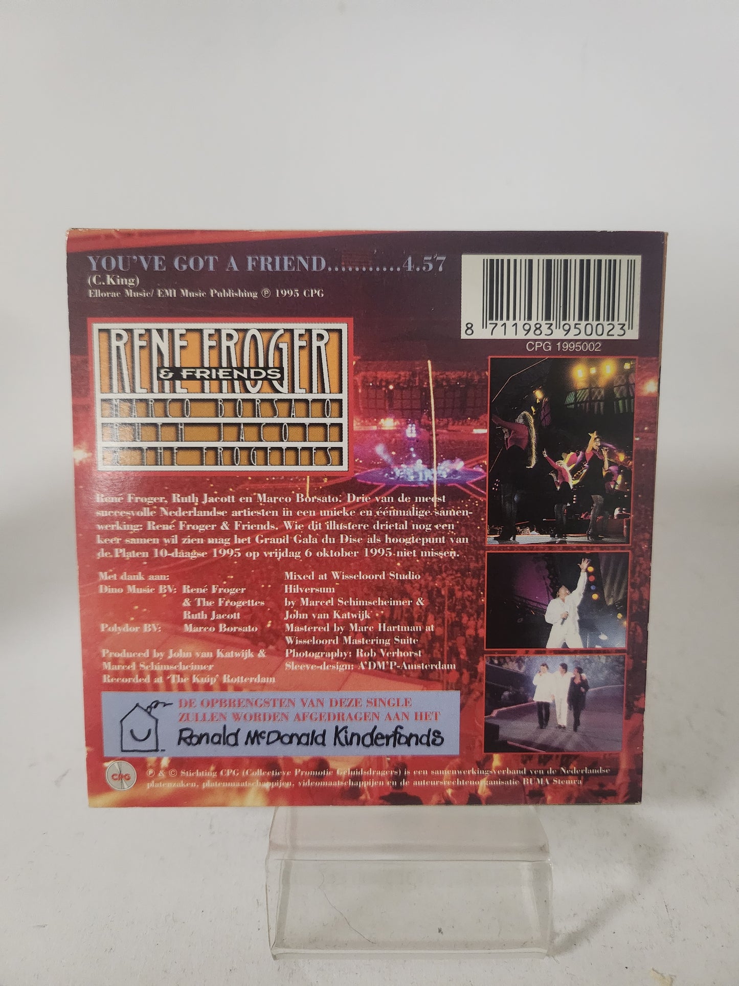 Rene Froger & Friends: You've Got a Friend CD Single