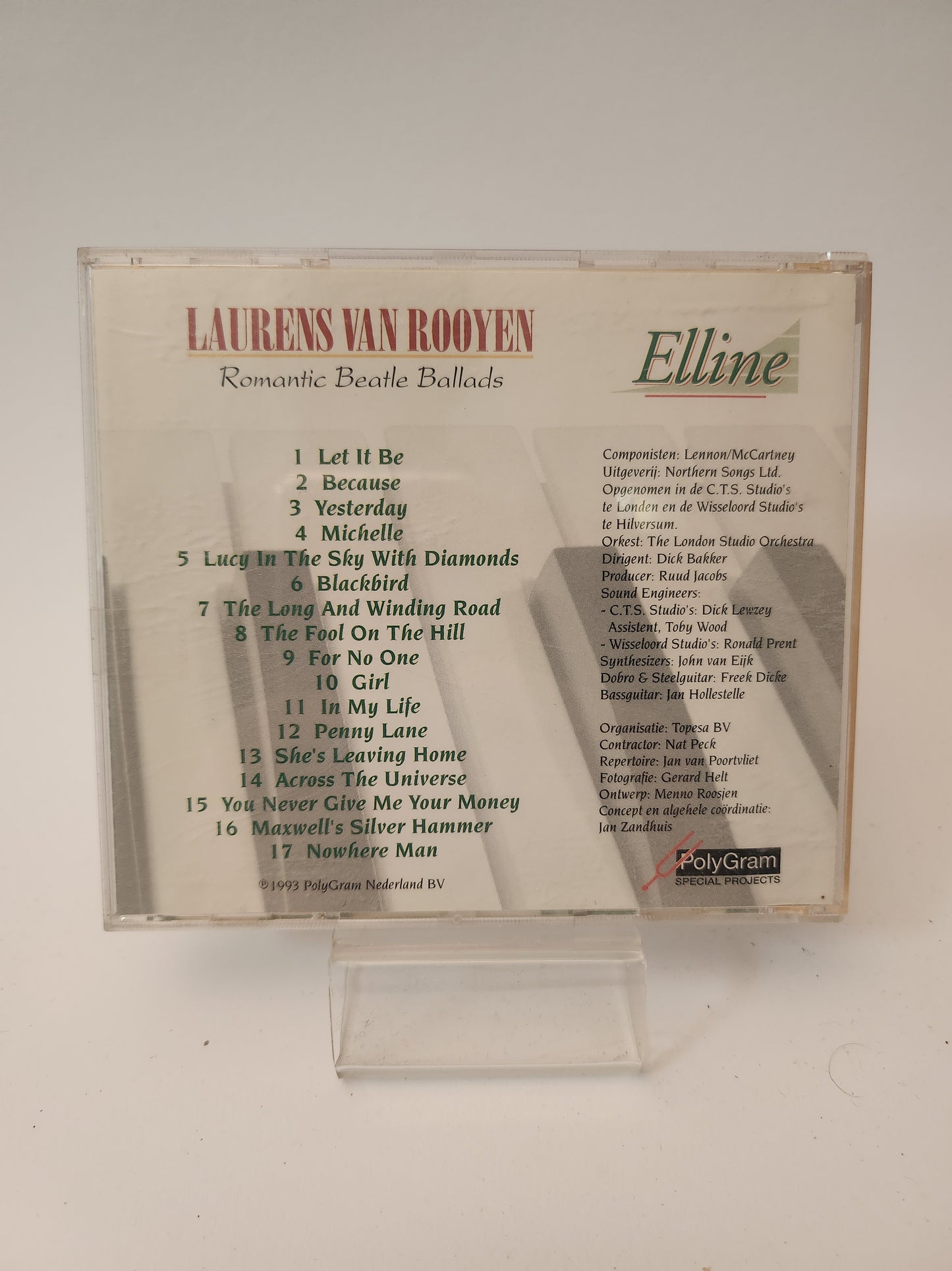 Laurens van Rooyen: Romantic Beatle Ballads CD