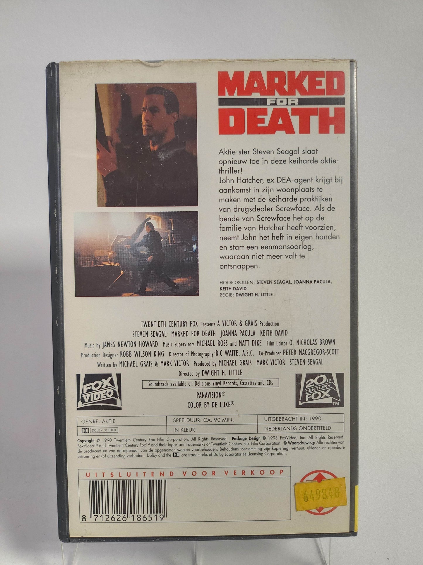 Marked for Death VHS - Feniks Gameshop