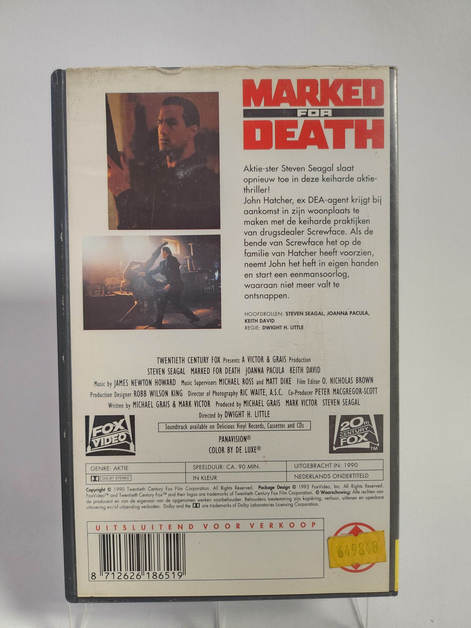 Marked for Death VHS - Feniks Gameshop