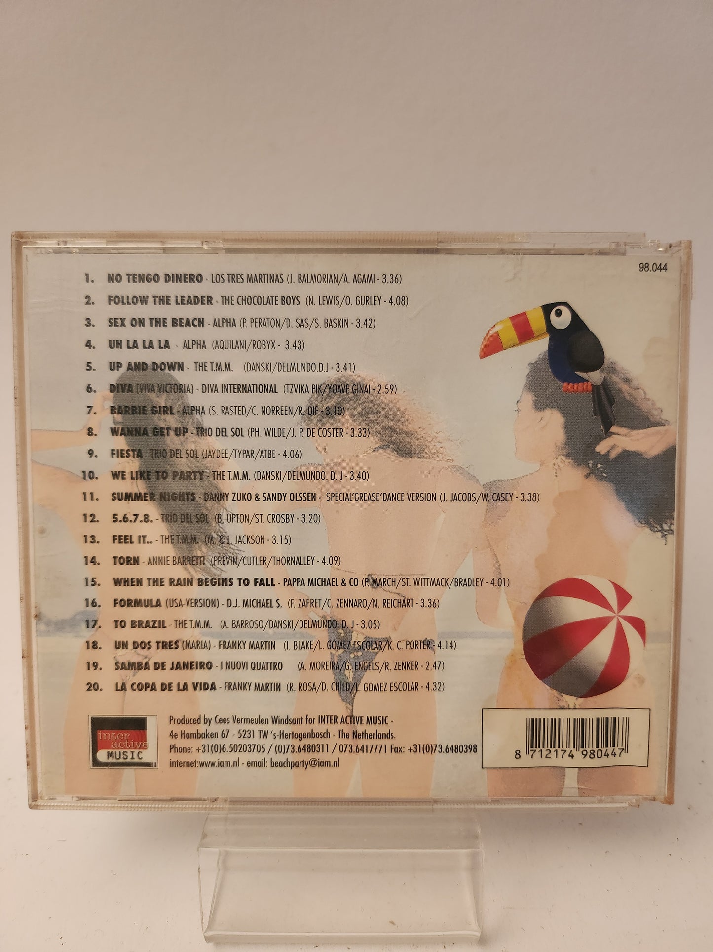 Beach Party No Tengo Dinero Volume 2 CD
