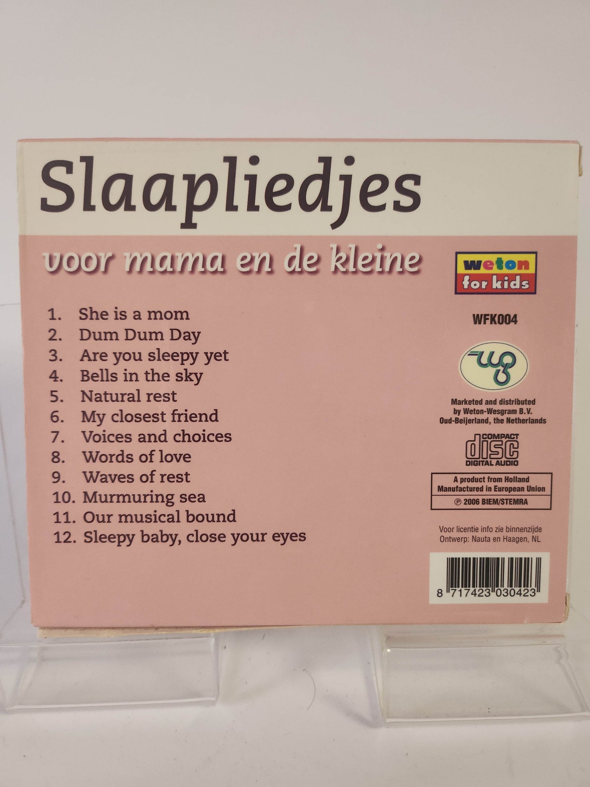 Slaapliedjes voor Mama en de Kleine CD - Feniks Gameshop