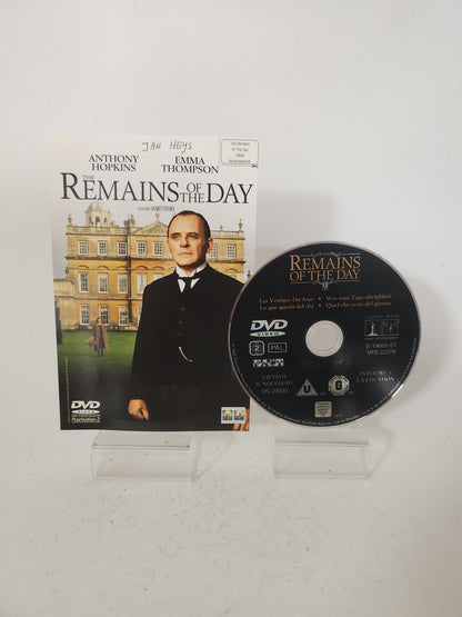 Remains of the Day Dvd