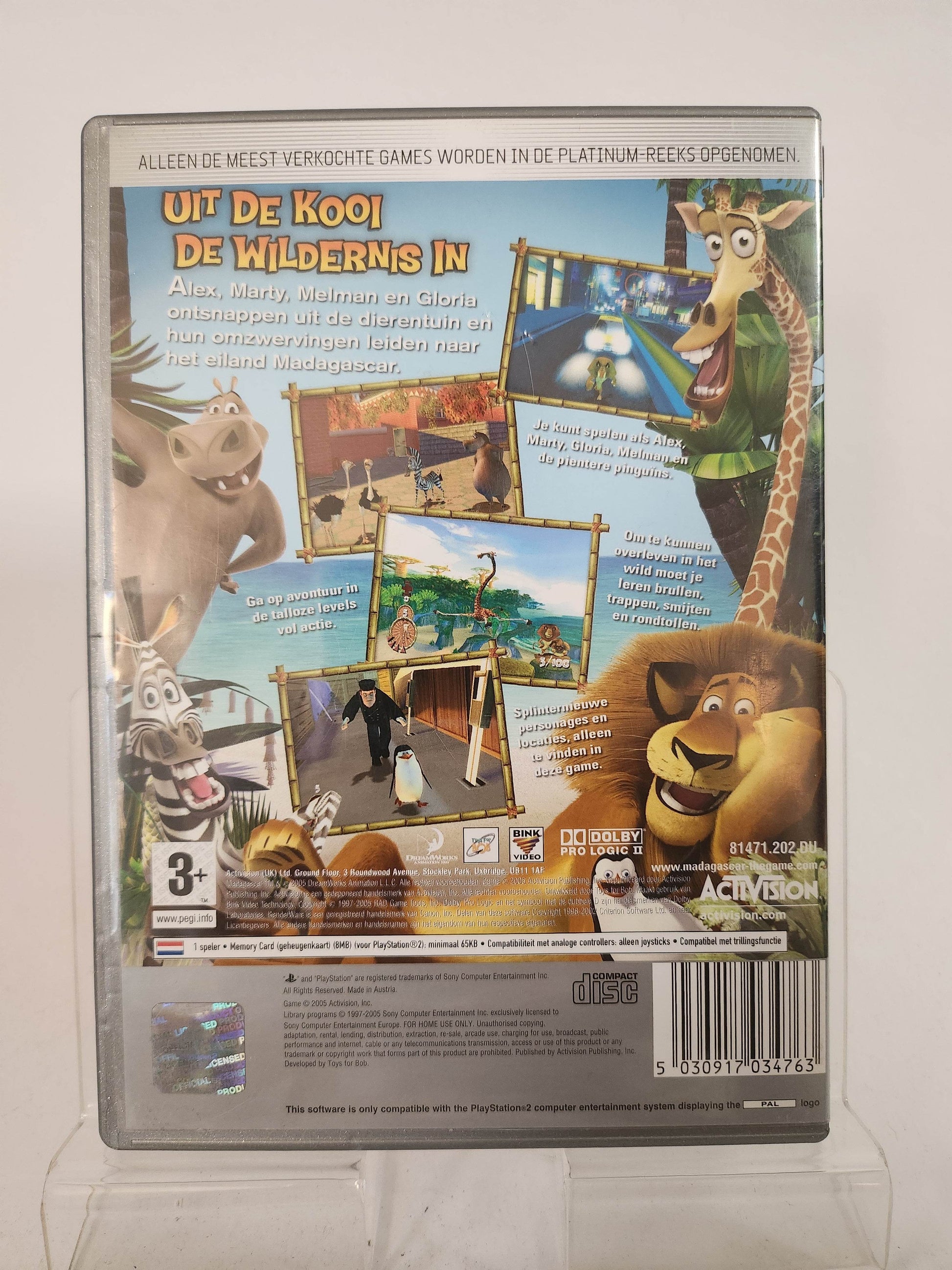 Madagascar Platinum Edition Playstation 2 - Feniks Gameshop