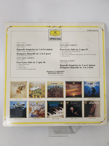 Peer Gynt "Suites Nr 1 & 2/ Rapsodies Nr 1 & 2 LP Vinyl