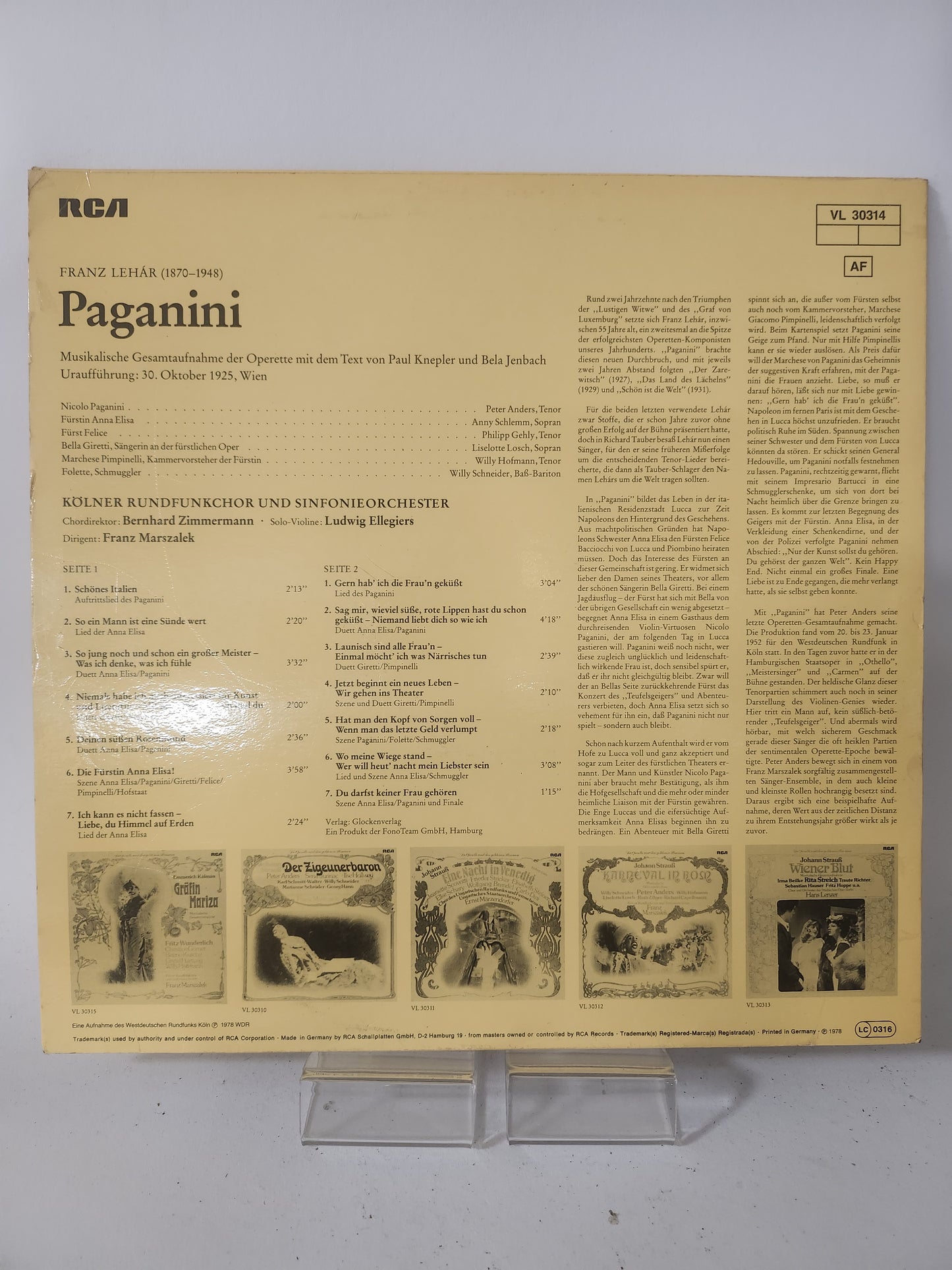 Paganini LP Vinyl