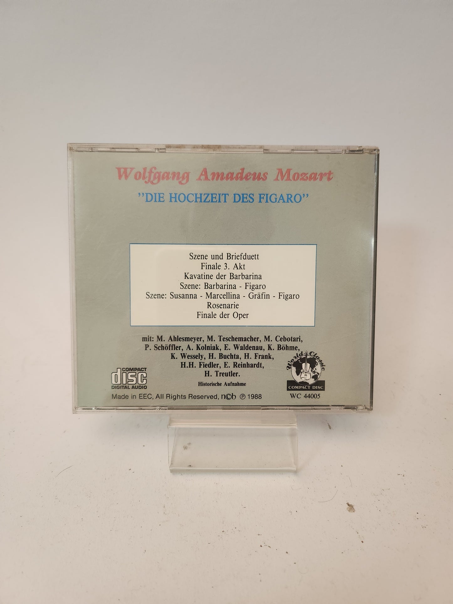 Mozart "Die Hochzeit des Figaro" Volume 3 CD