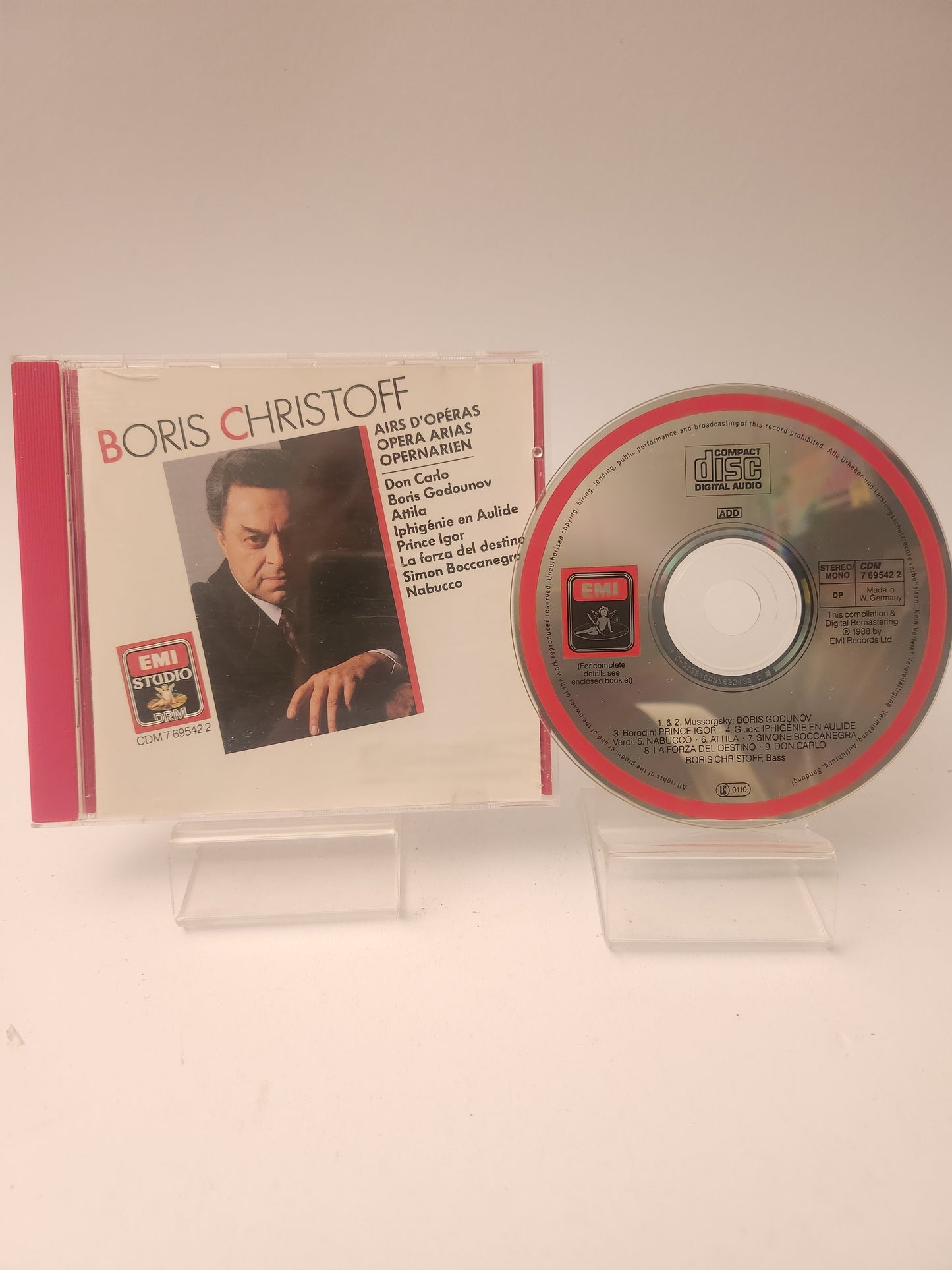Boris Christoff: Opera Arias CD