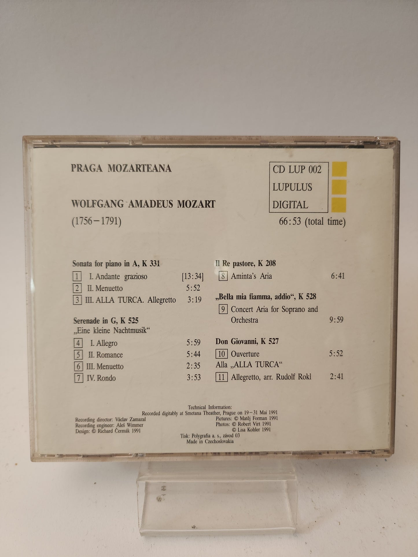 Praga Mozarteana CD
