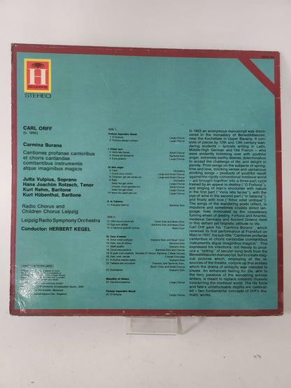 Carl Orff: Carmina Burana LP Vinyl