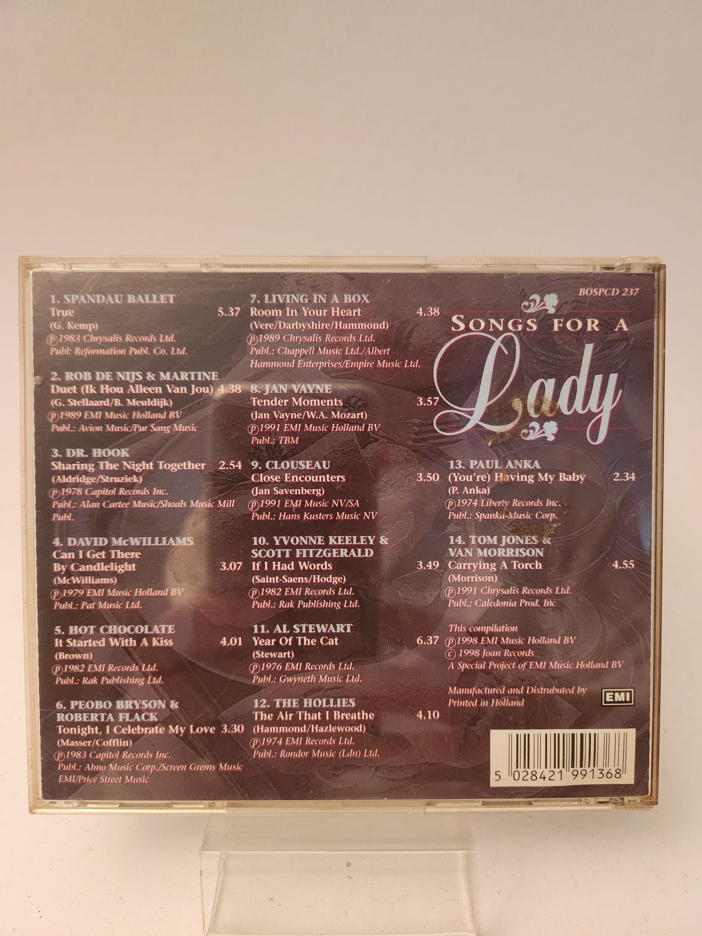 Songs for a Lady CD