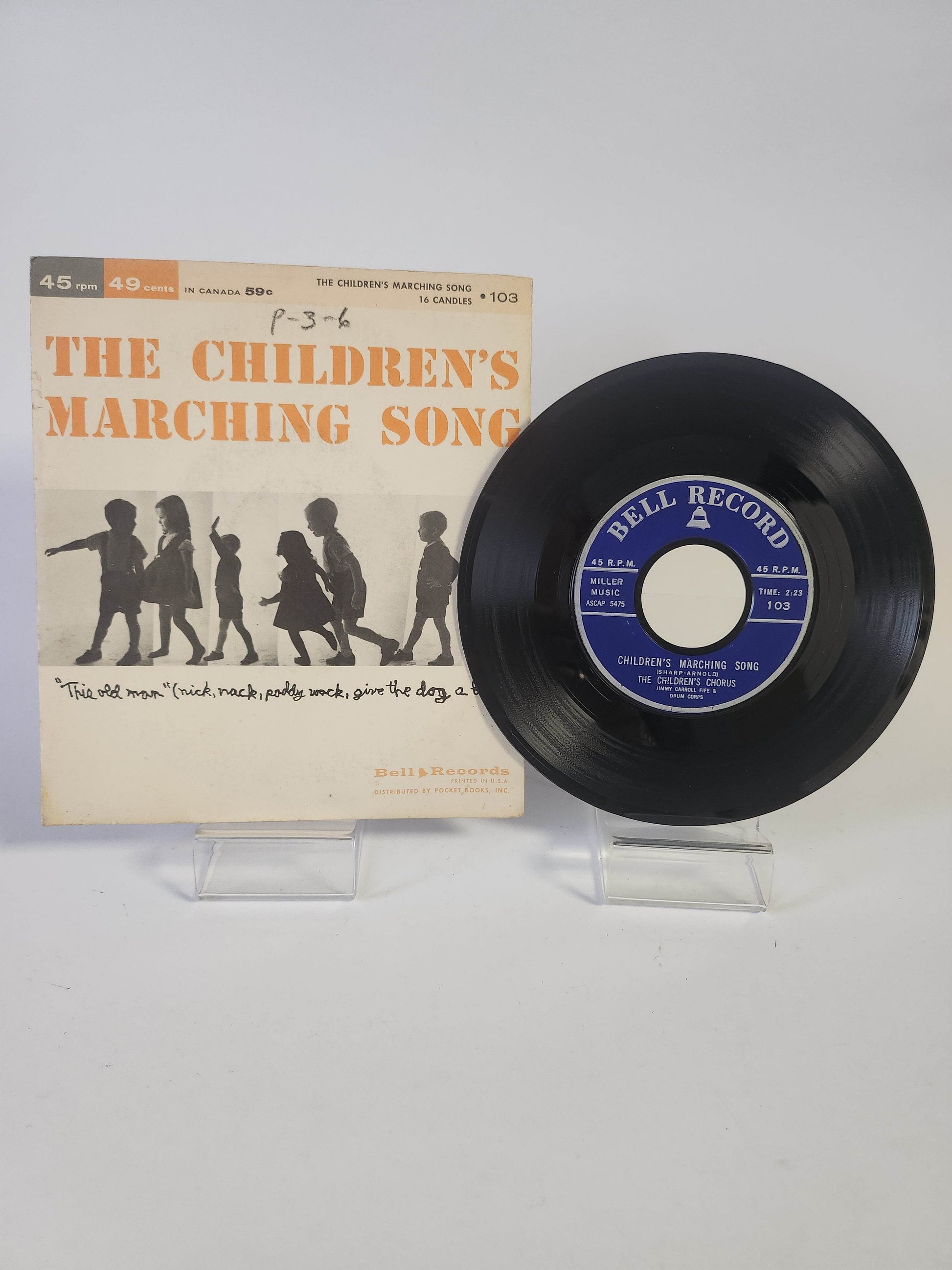 Bell Records No 103 Single Vinyl - Feniks Gameshop