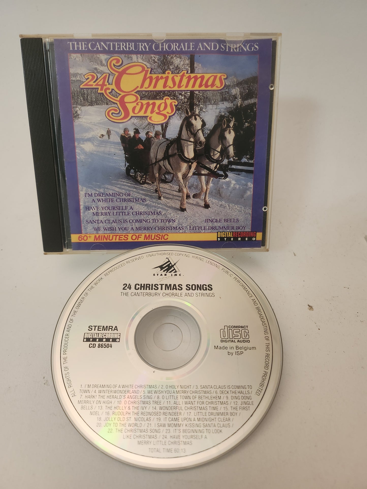 Canterburry Chorale and Strings: 24 Christmas Songs CD