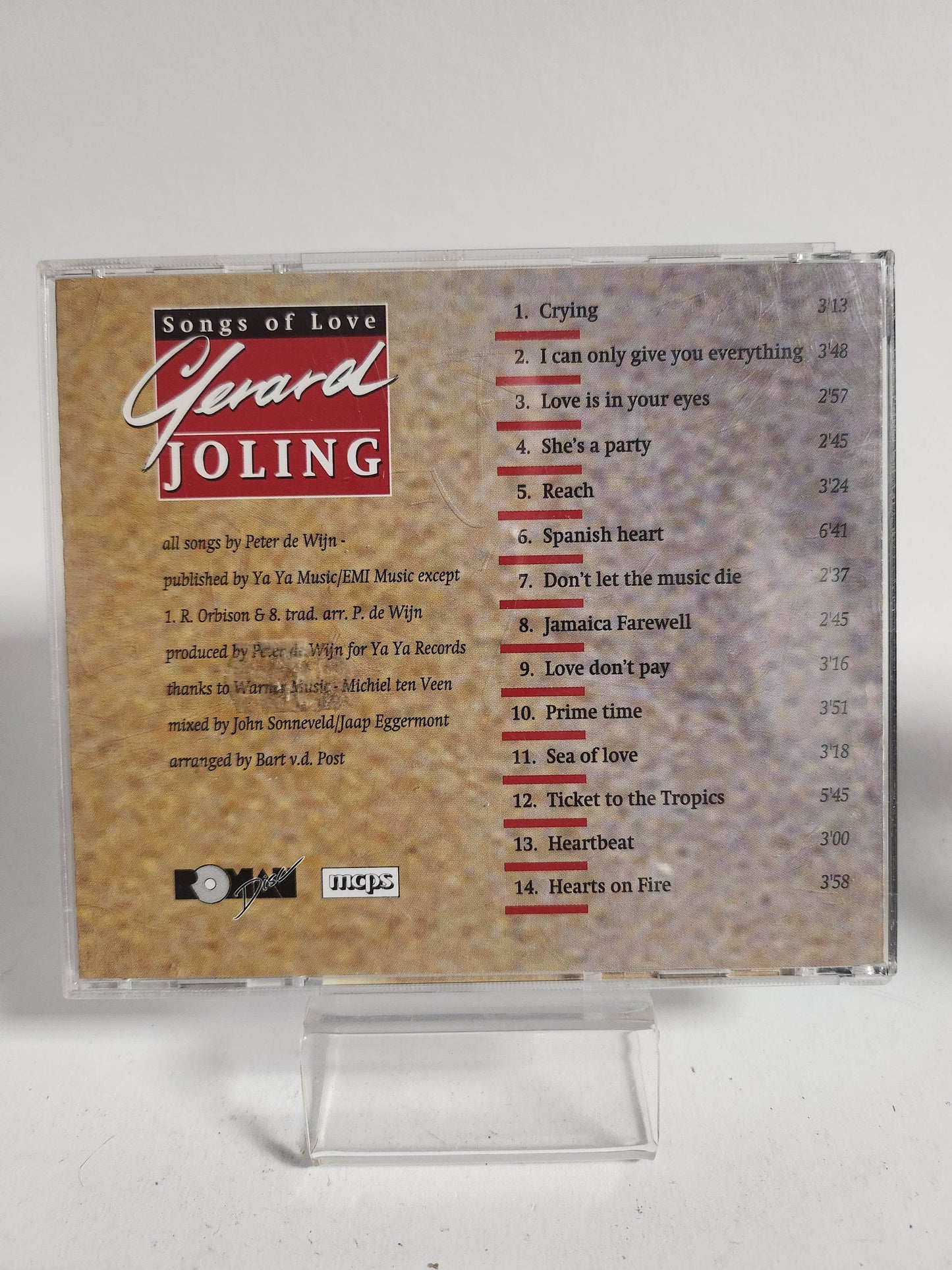 Gerard Joling: Songs of Love CD - Feniks Gameshop