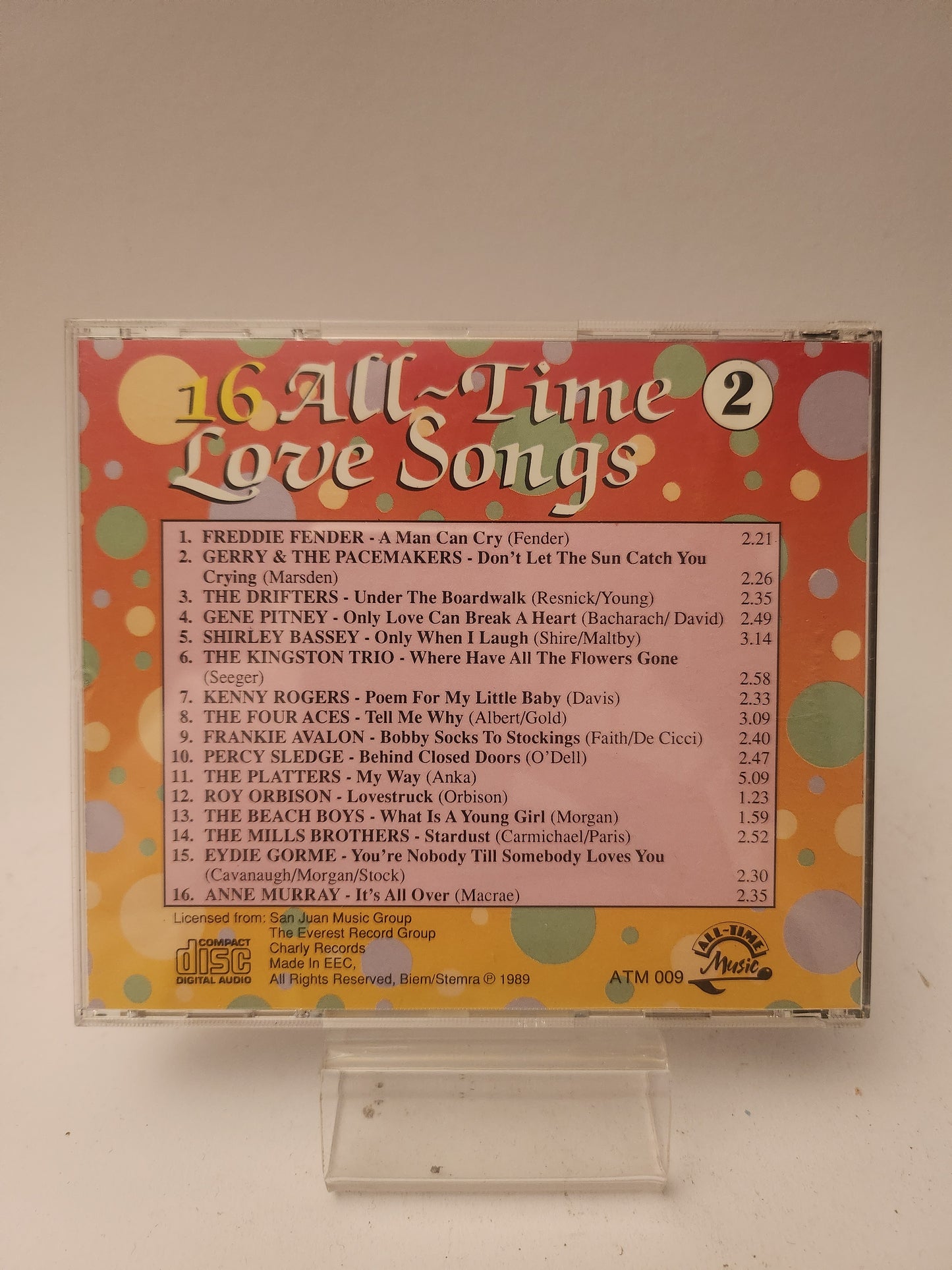 16 All-Time Love Songs 2 CD