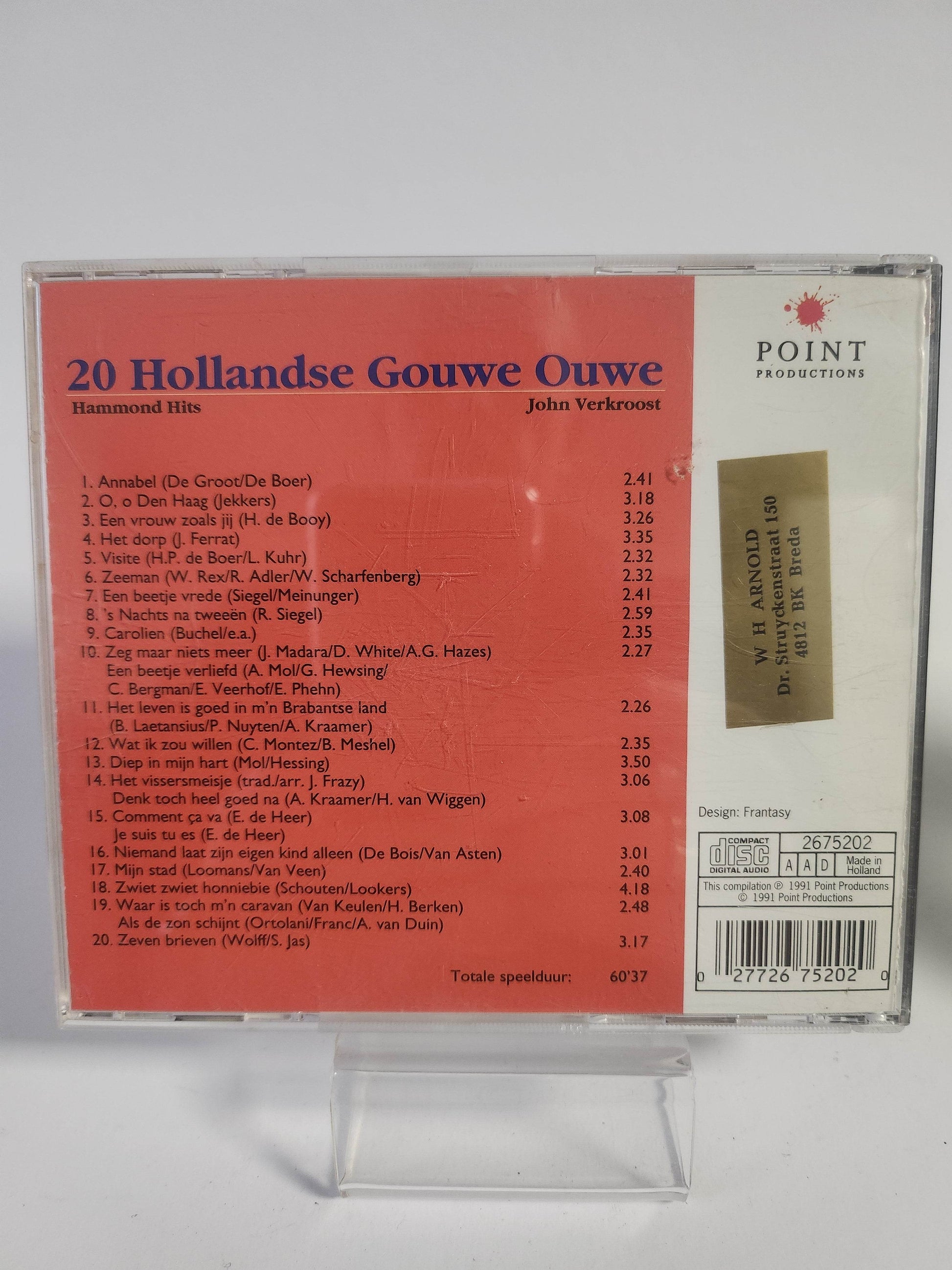 Hammond Hits: 20 Hollandse Gouwe Ouwe CD - Feniks Gameshop