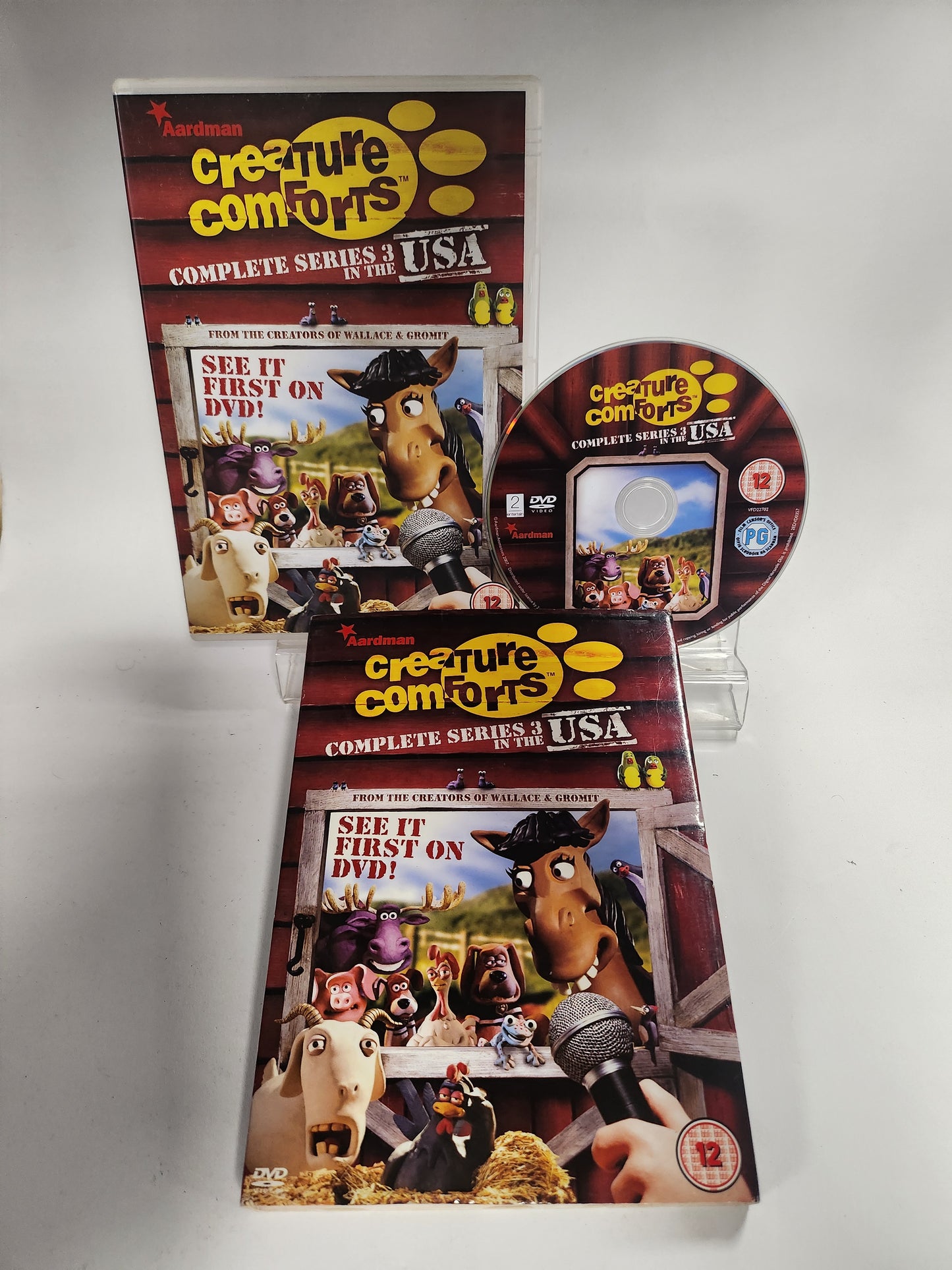 Creature Comforts: Complete Series 3 in the USA + Slipcover Dvd Kids