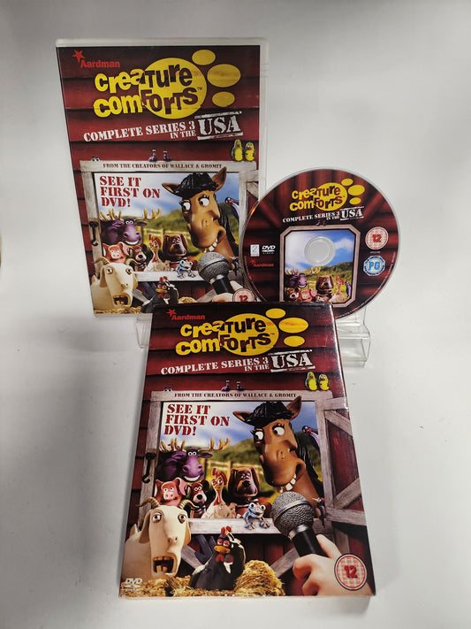 Creature Comforts: Complete Series 3 in the USA + Slipcover Dvd Kids