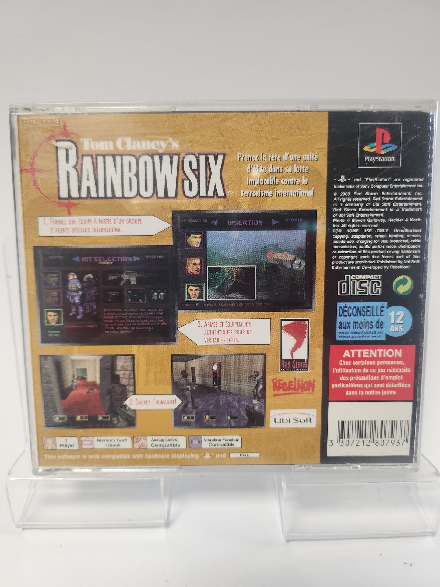 Tom Clancy's Rainbow Six Playstation 1