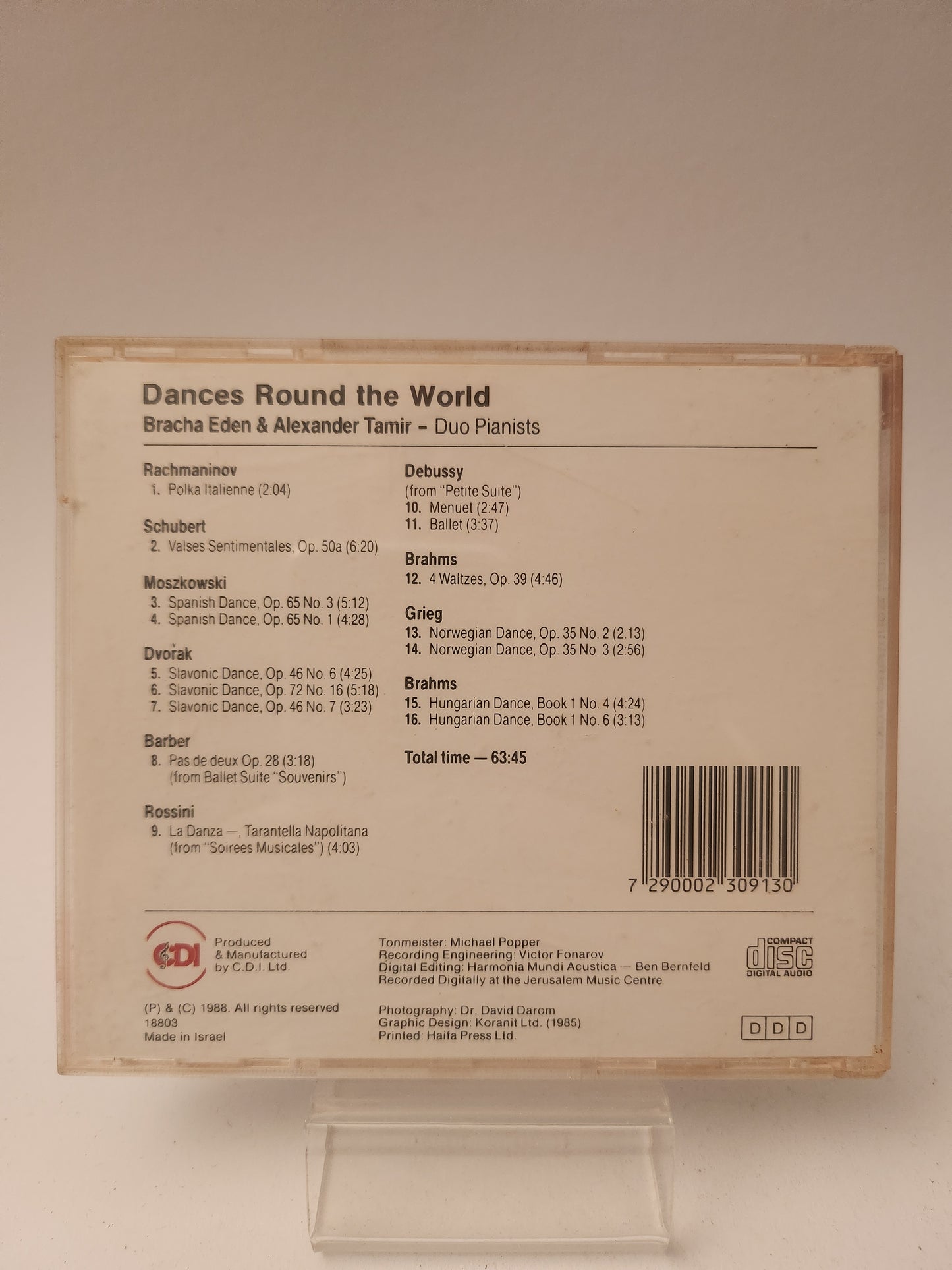 Dances Around the World CD