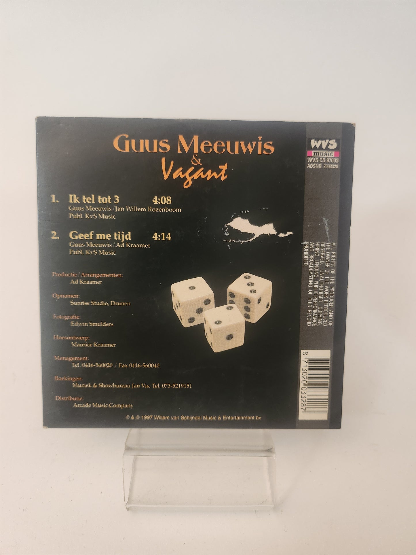 Guus Meeuwis & Vagant: Ik Tel tot 3 CD Single