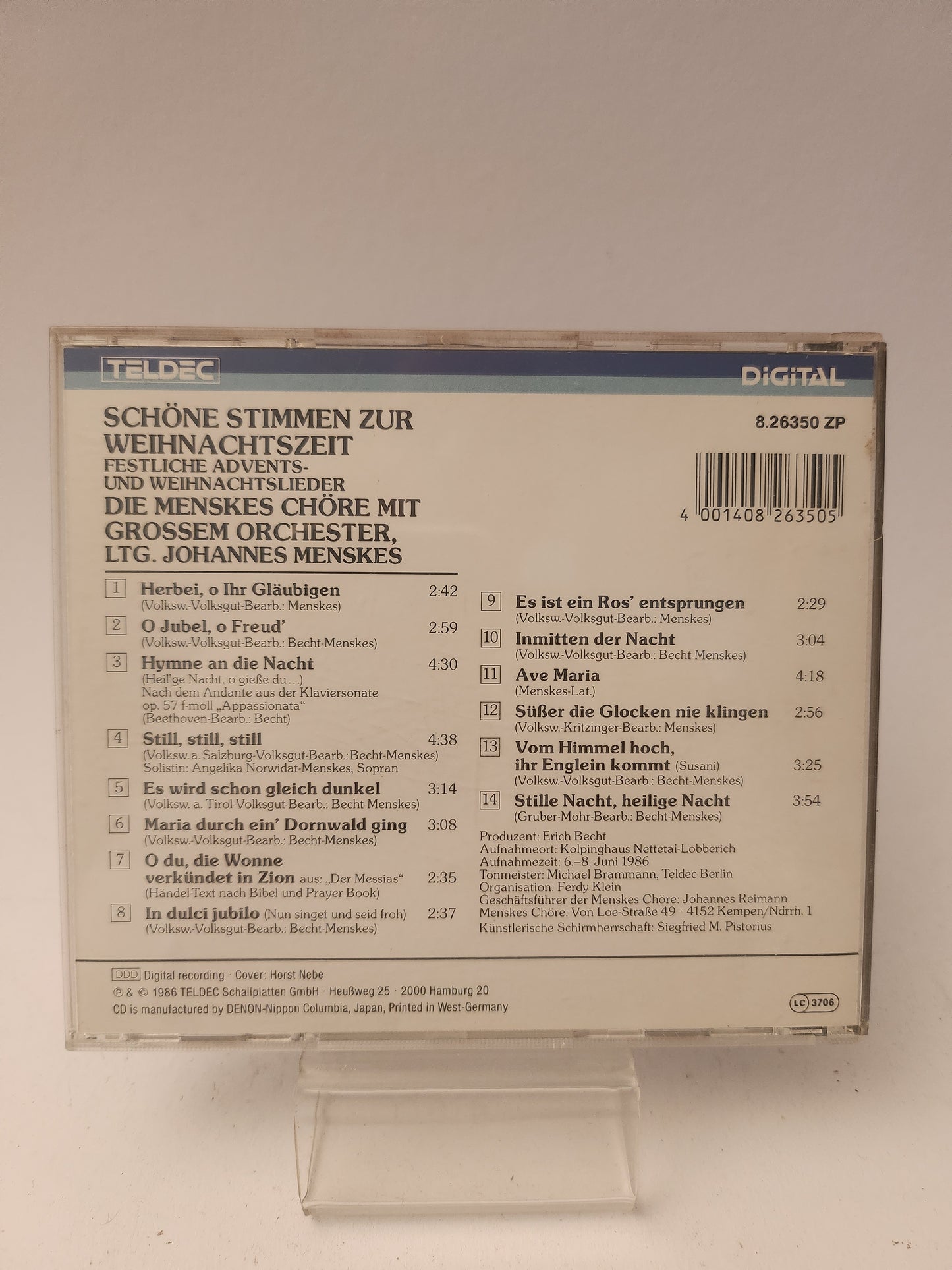 Schöne Stimmen zur Weihnachtszeit CD