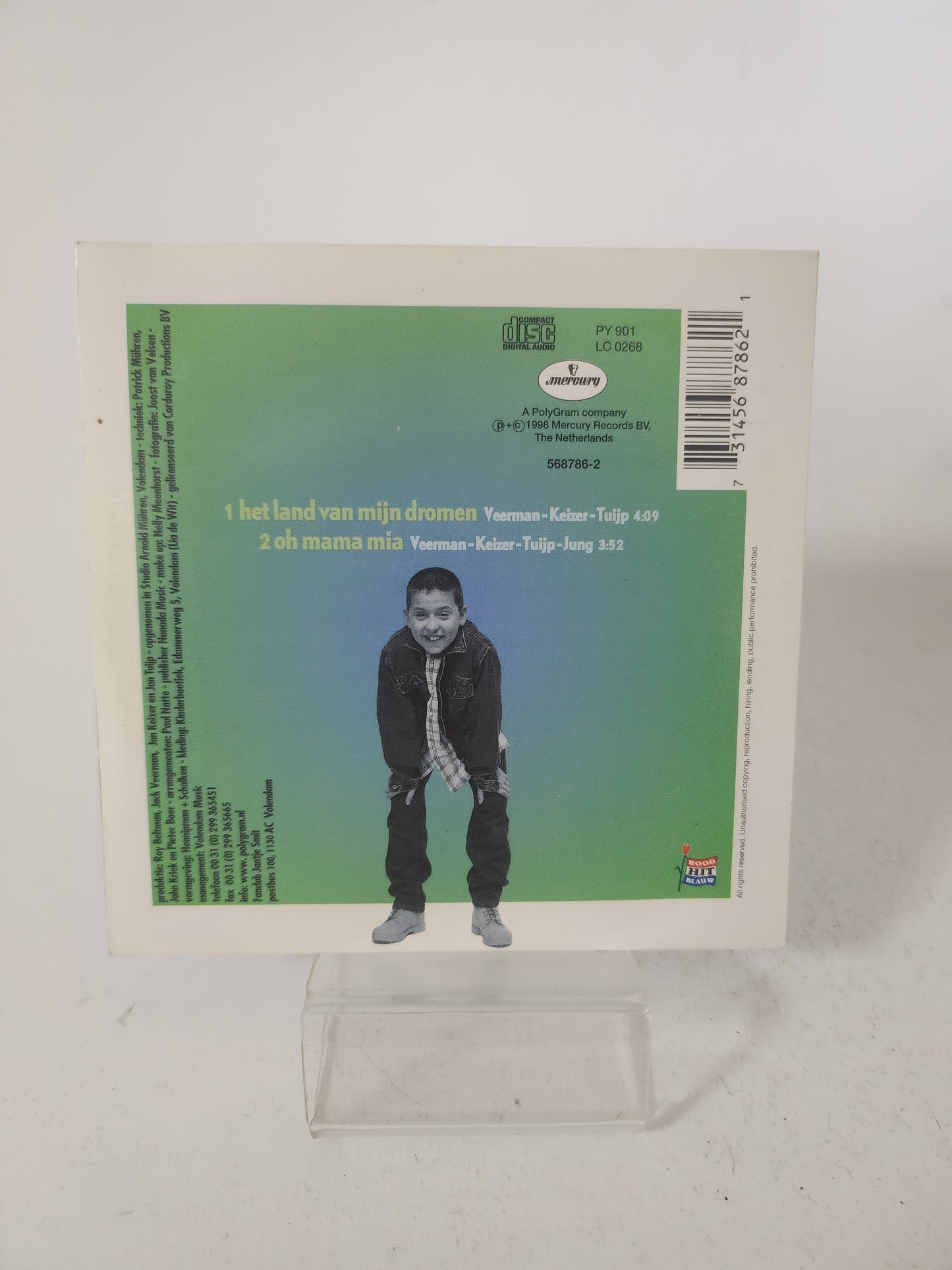 Jantje Smit: het Land van Mijn Dromen CD Single