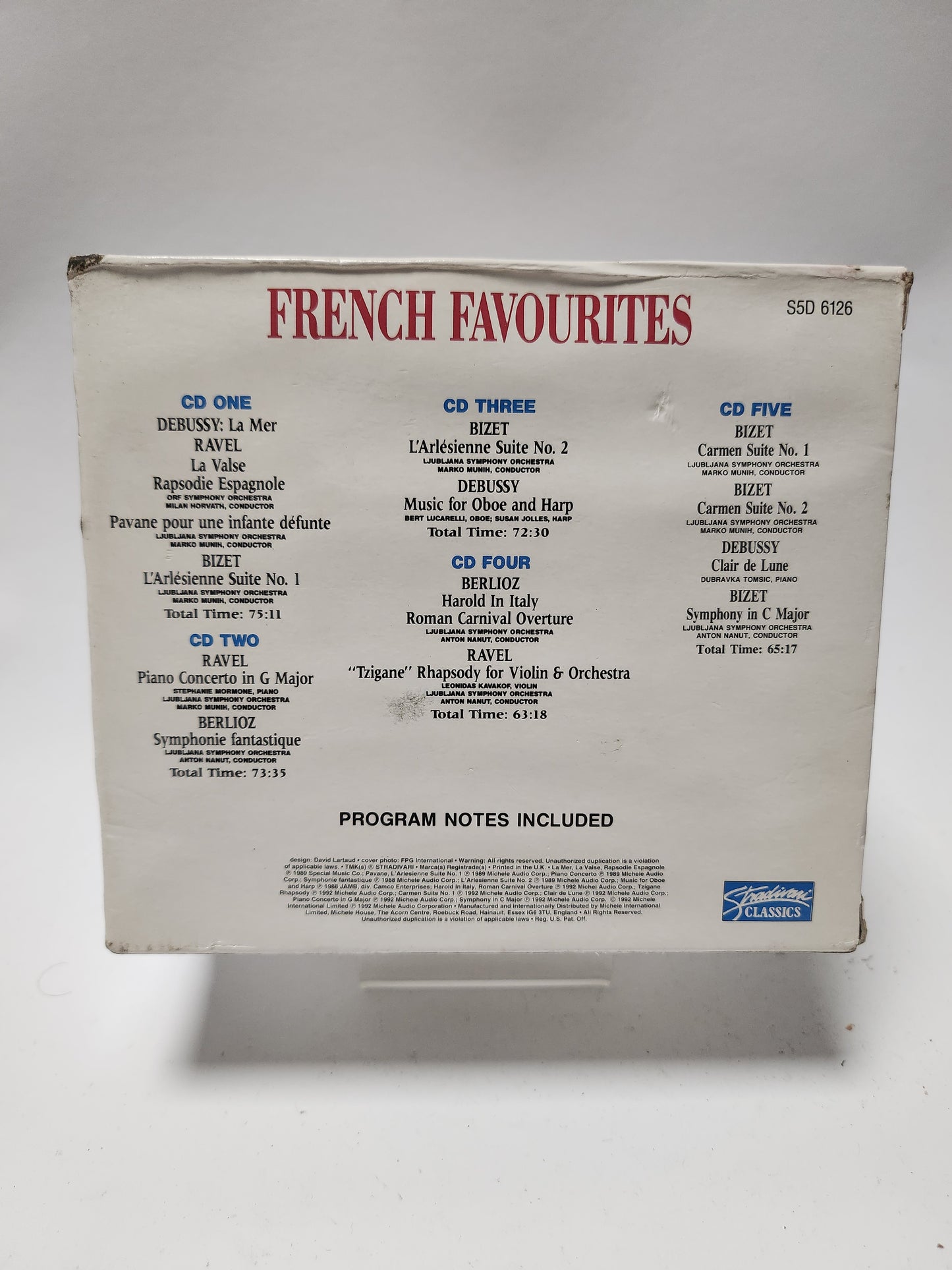 French Favourites geseald 5 CD Box