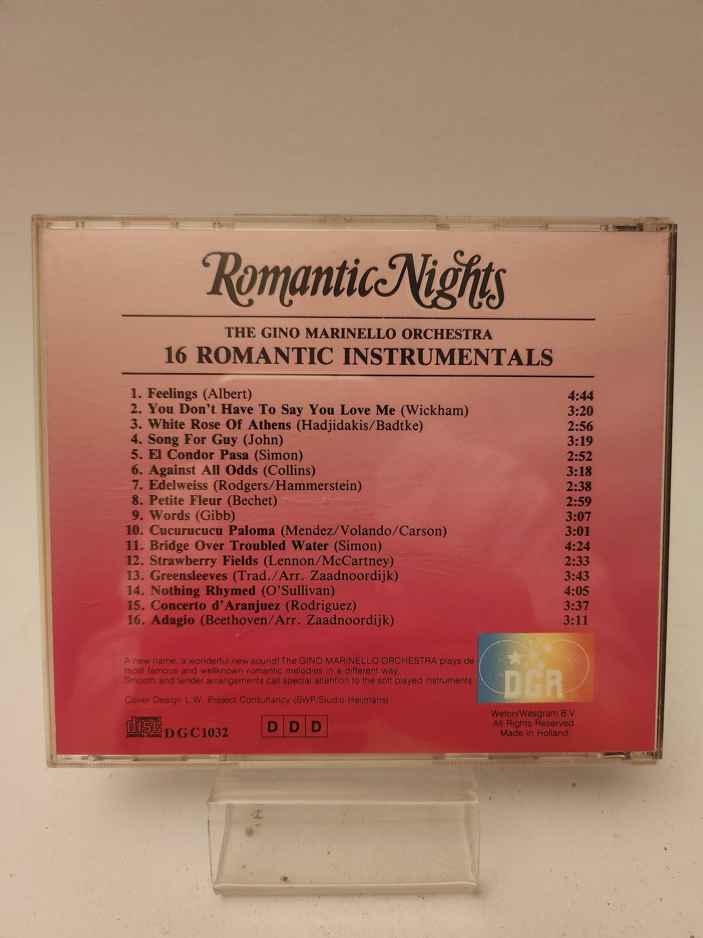Romantic Nights: 16 Romantic Instrumentals CD