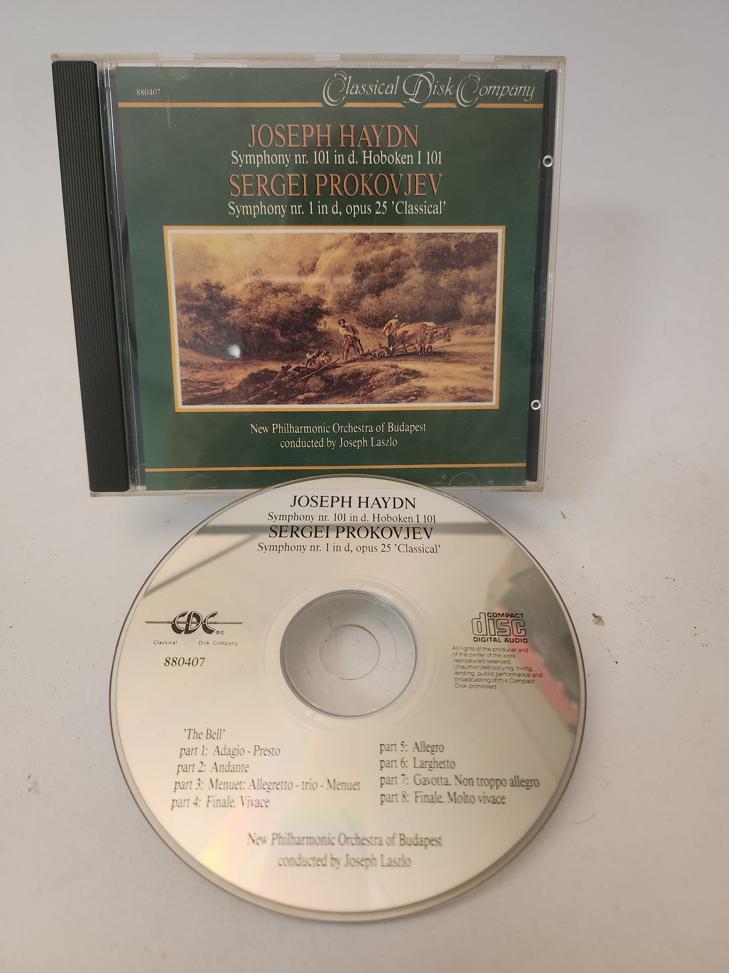 Joseph Haydn & Sergei Prokovjev CD